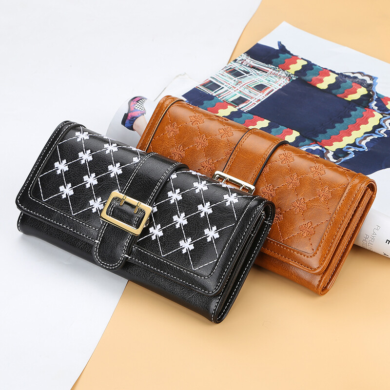 Money Manager Women’s Wallet Clutch Organizer Phone Card Holder with Hasp Gifts