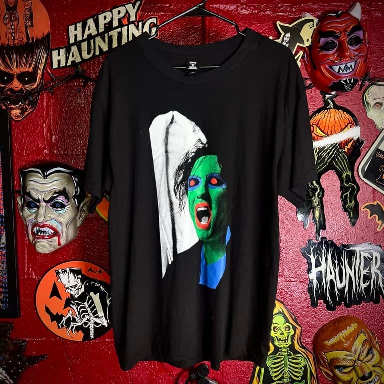 Robert Smith Zombie Shirt The Cure Goth Rock Band Graphic Tee Black PA9432