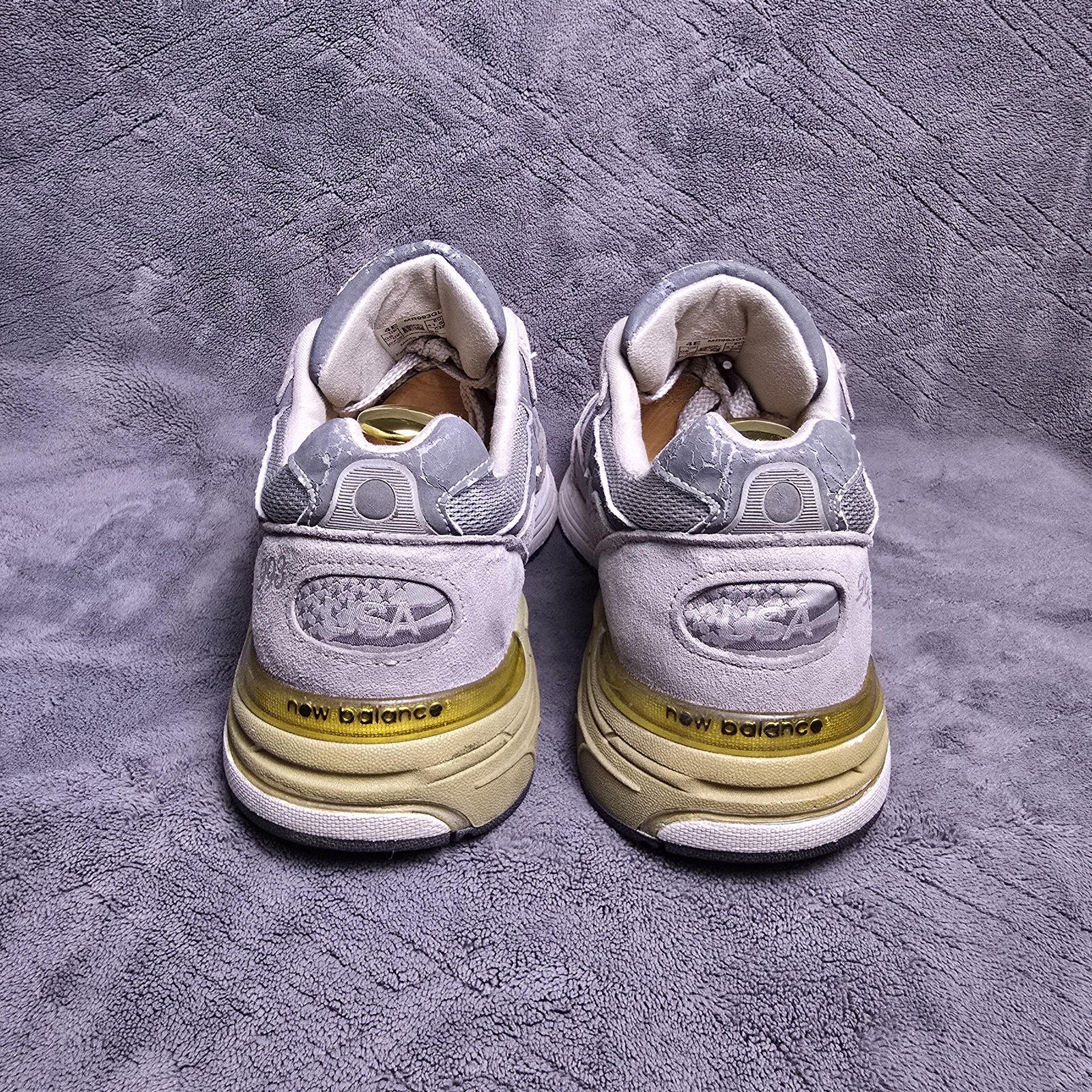 New Balance 993 Shoes Mens Size 8 4E Wide Gray Made USA Running Sneakers MR993GL