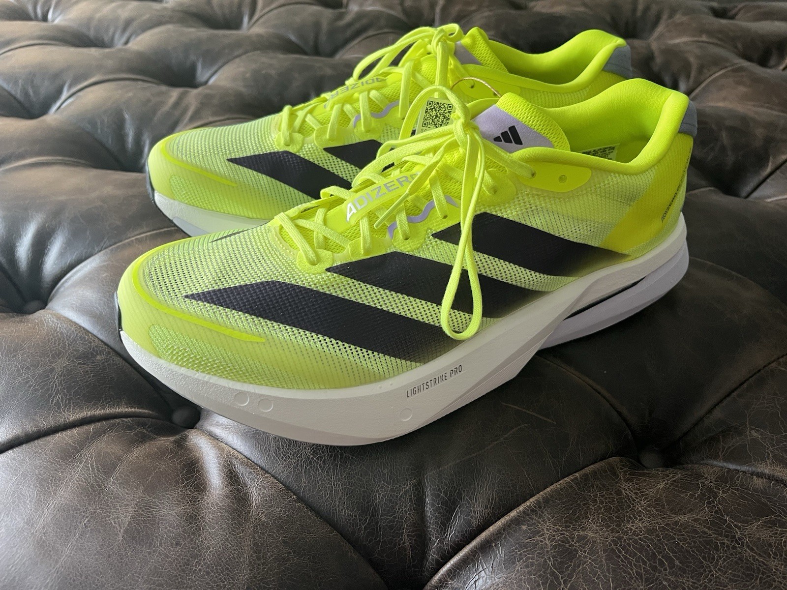 Adidas Boston 13 Solar Yellow/Aurora Plum/Powder Plum Men’s Size 10.5