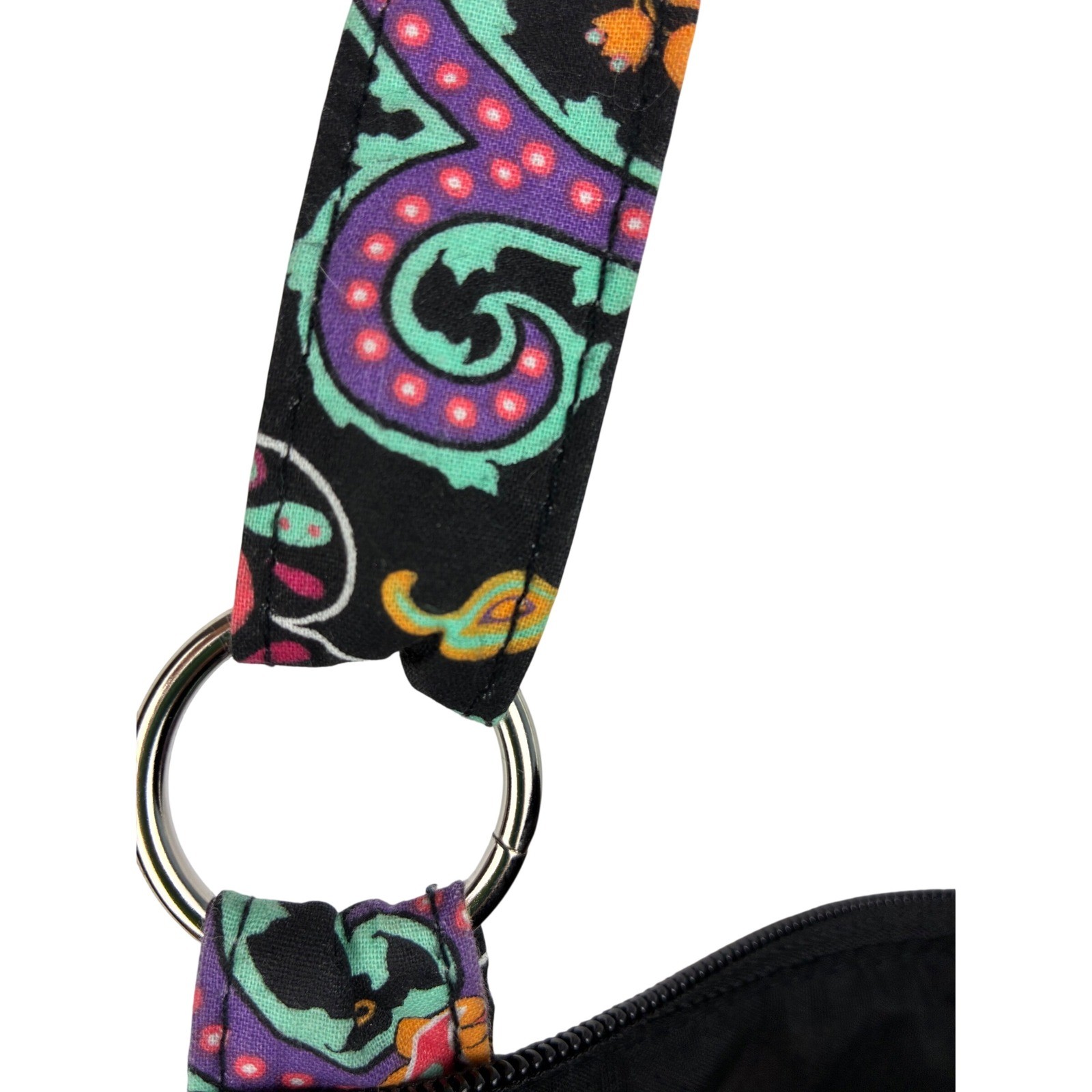 Waverly Inspirations Quilted Paisley Crossbody Bag Purse Adjustable Strap