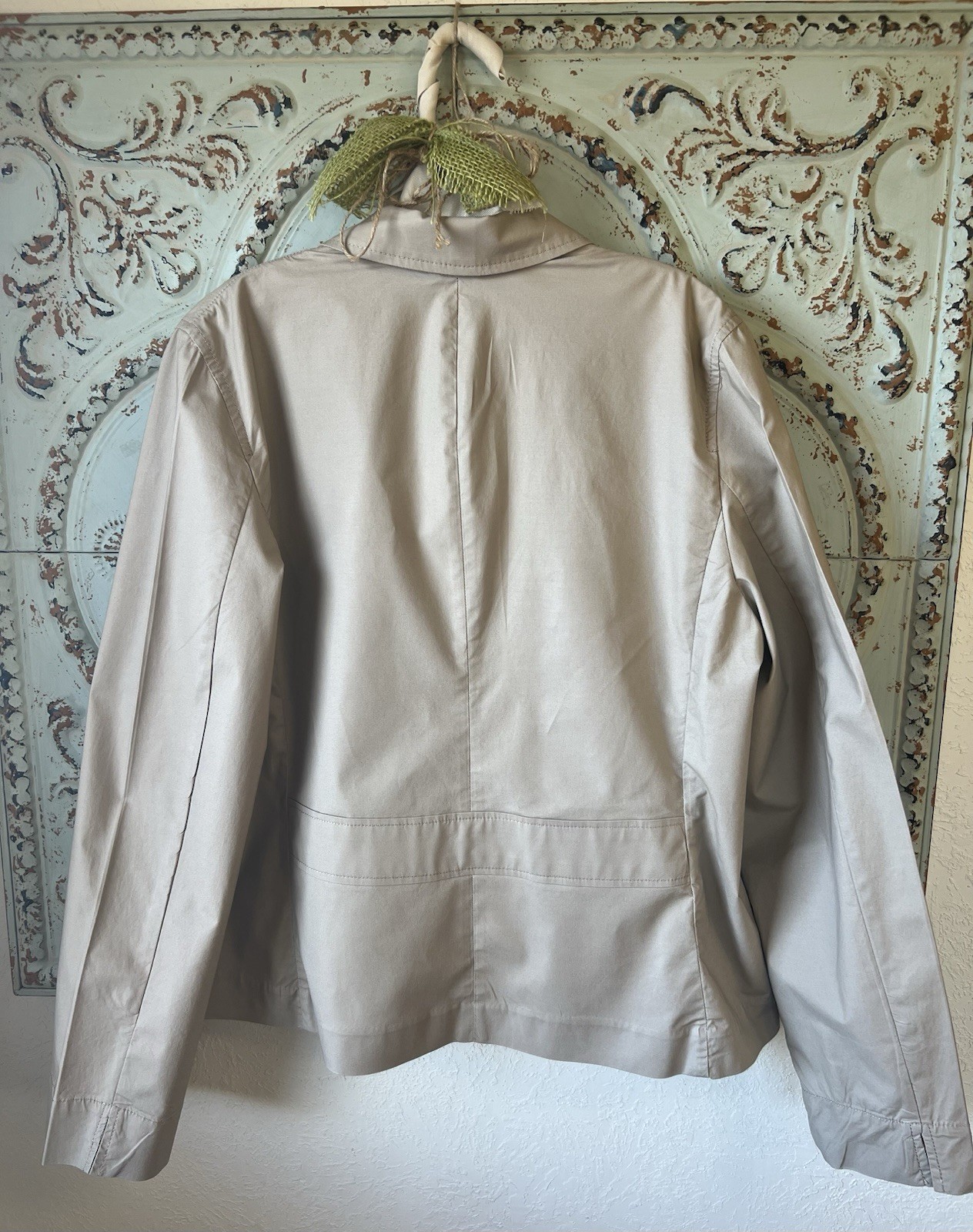 Talbots safari jacket womens size 16 in tan