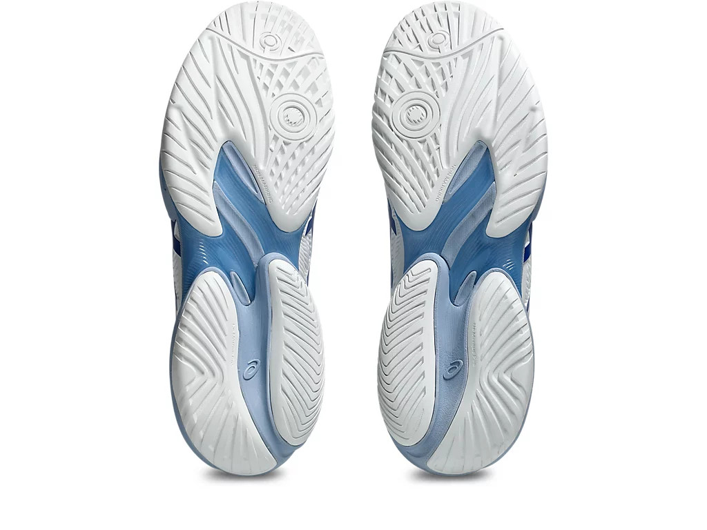 Asics Court FF 3 Novak White Tuna Blue 1041A522-967 Men’s Size