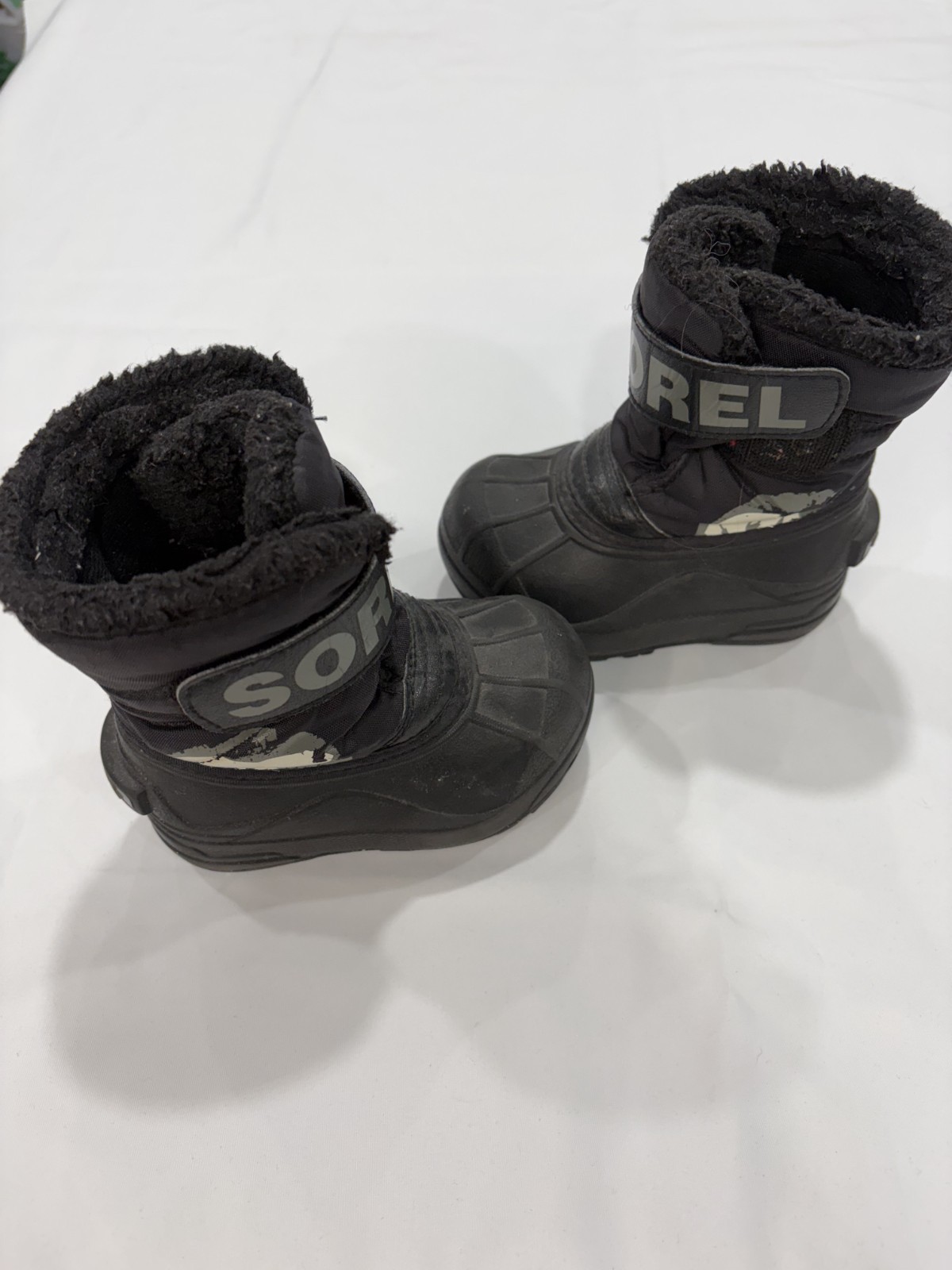 Sorel Snow Commander Boots Black NV1877-010 Waterproof size 6