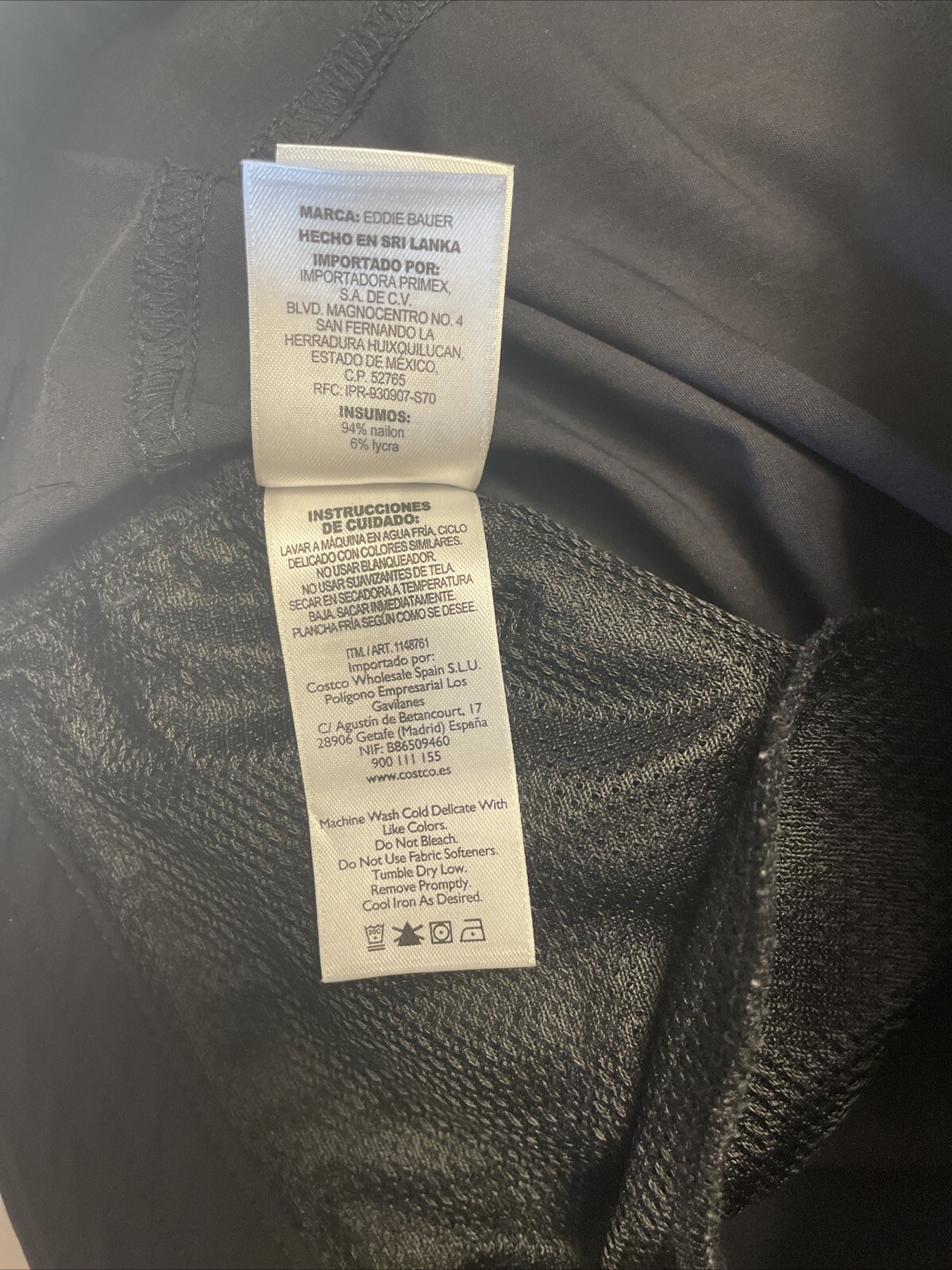 Eddie Bauer Rainier Capris Womens 8 Black