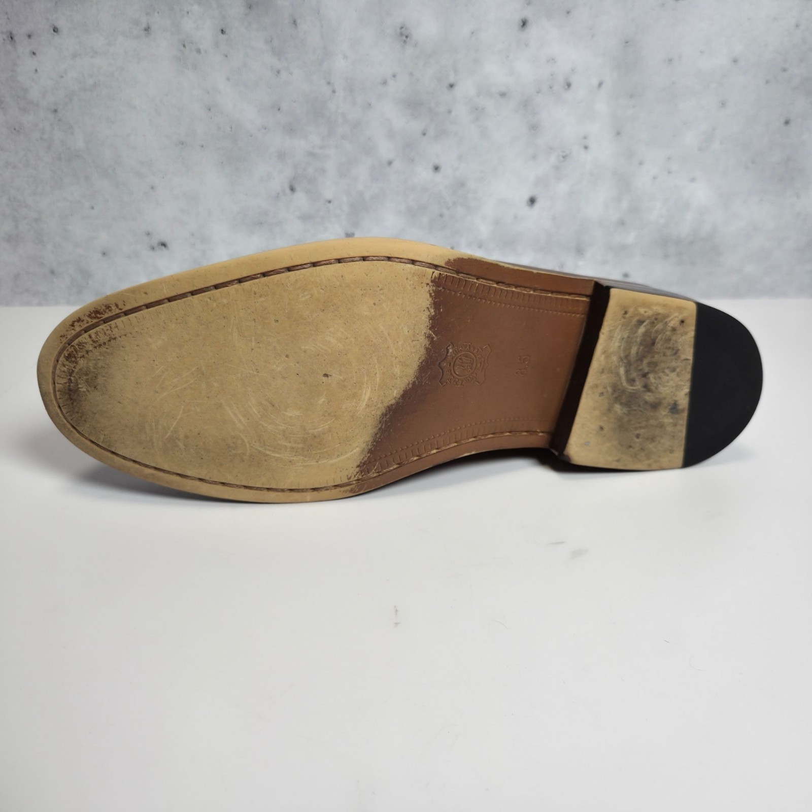 Banana Republic Brown Leather Loafers Mens 8.5M Advanced Comfort Technology