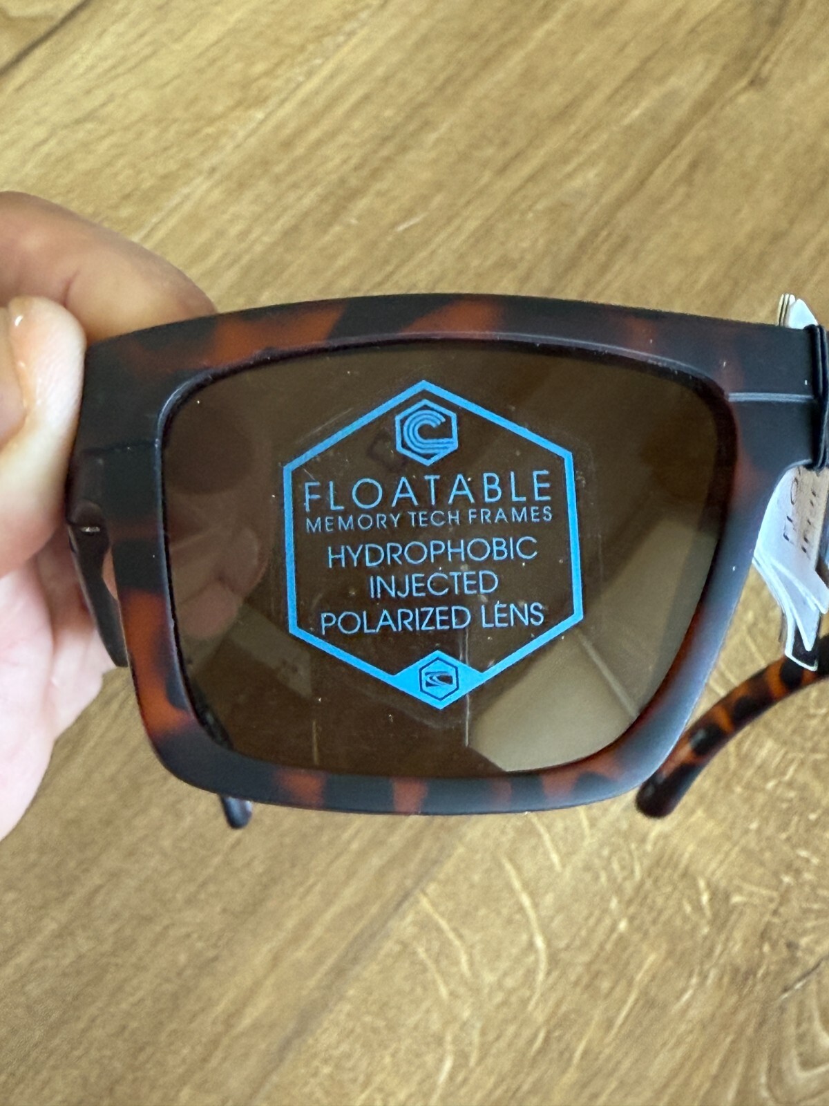 Carve Volley Floatable Hydrophobic Injected Polarized Tortoise Sunglasses NWT