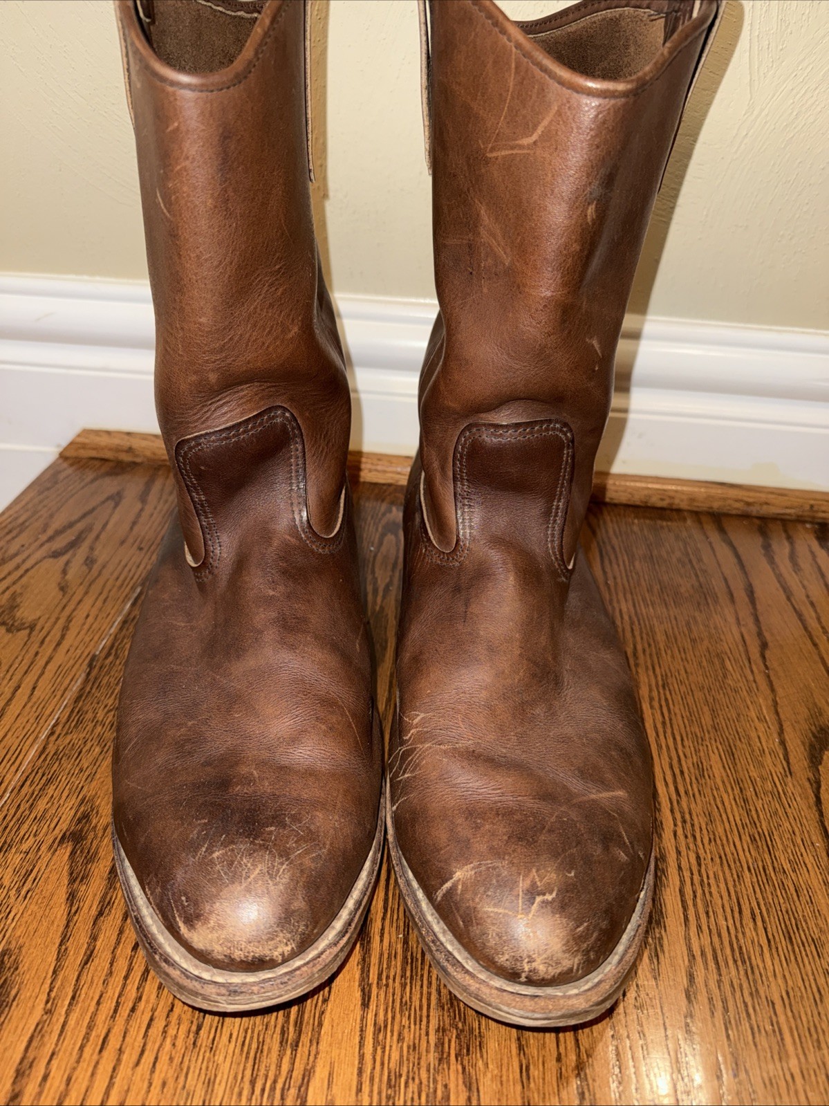 Redwing Leather Boots 1155 Pecos Size 13 D Made IN USA Mens Cowboy