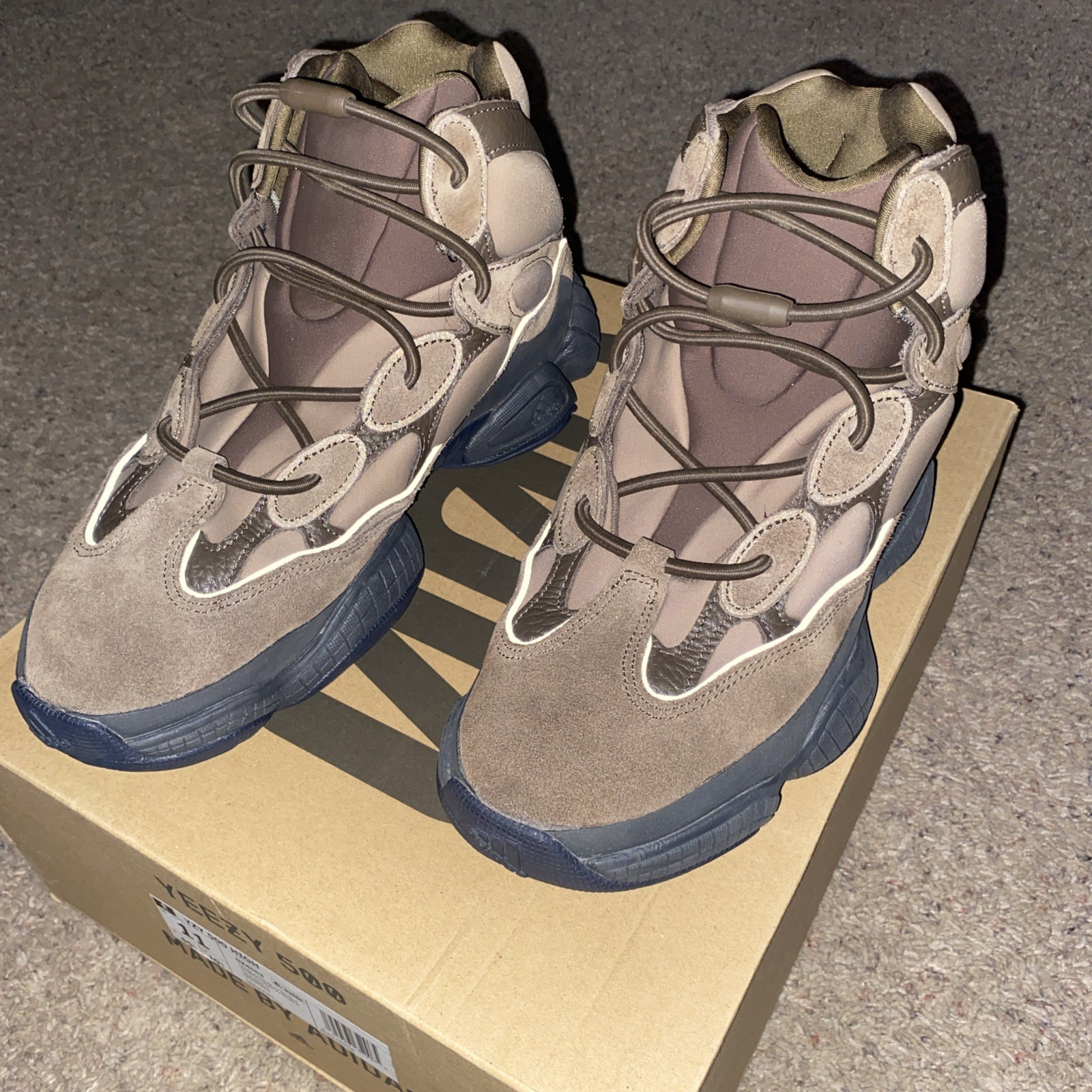 adidas Yeezy 500 High Taupe Black