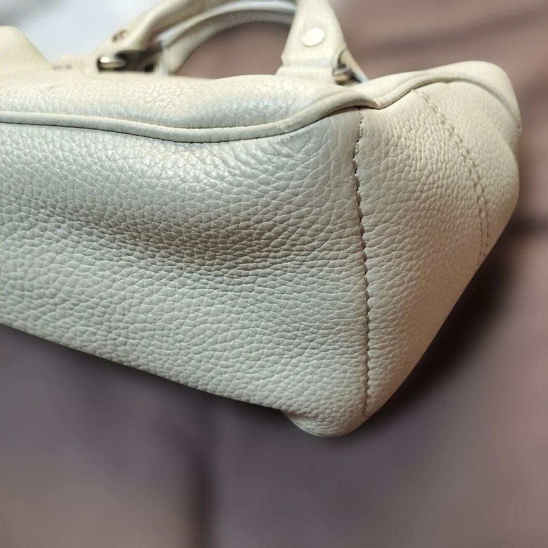 CELINE Boogie Bag Off-White Leather Handbag Women’s Casual Vintage A1338