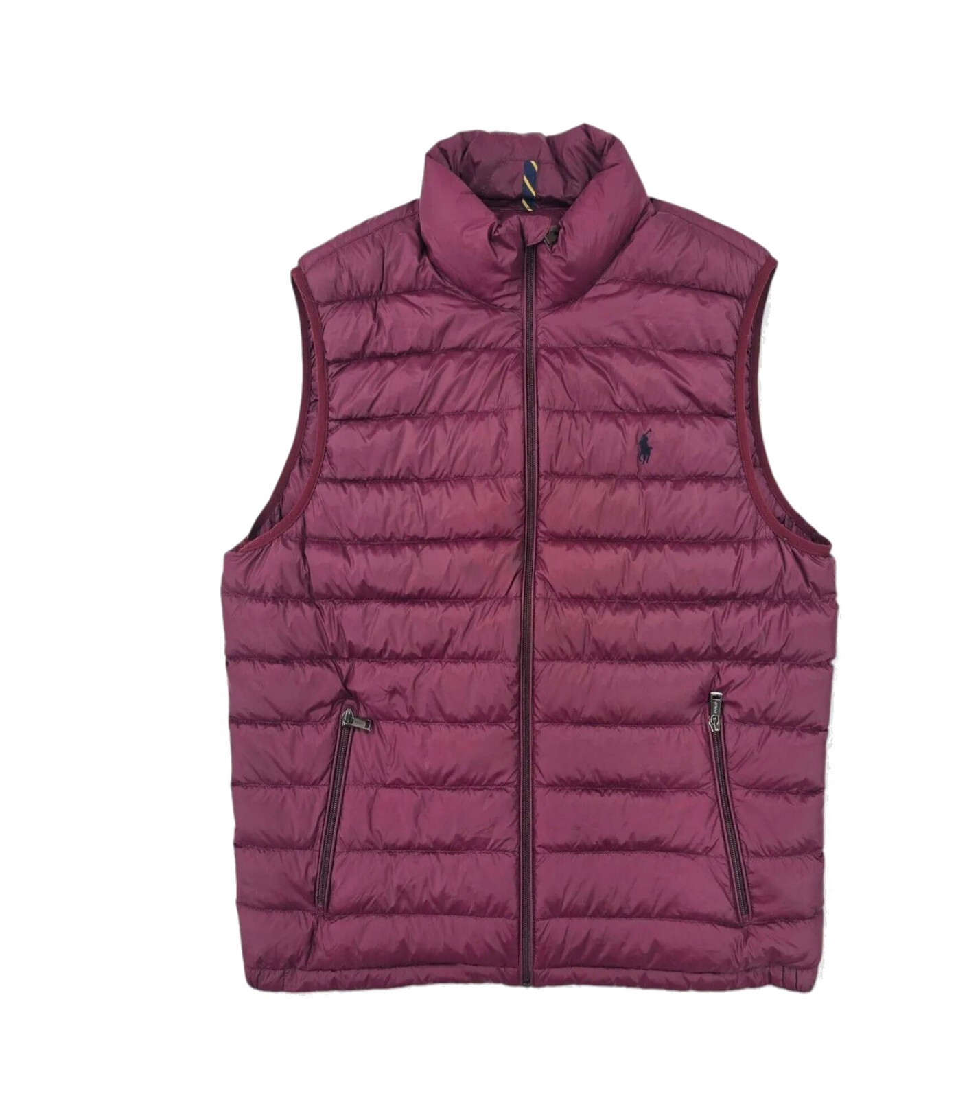 *NWT – POLO RALPH LAUREN Mens Down Full Zip Packable Puffer Vest – WINE RED