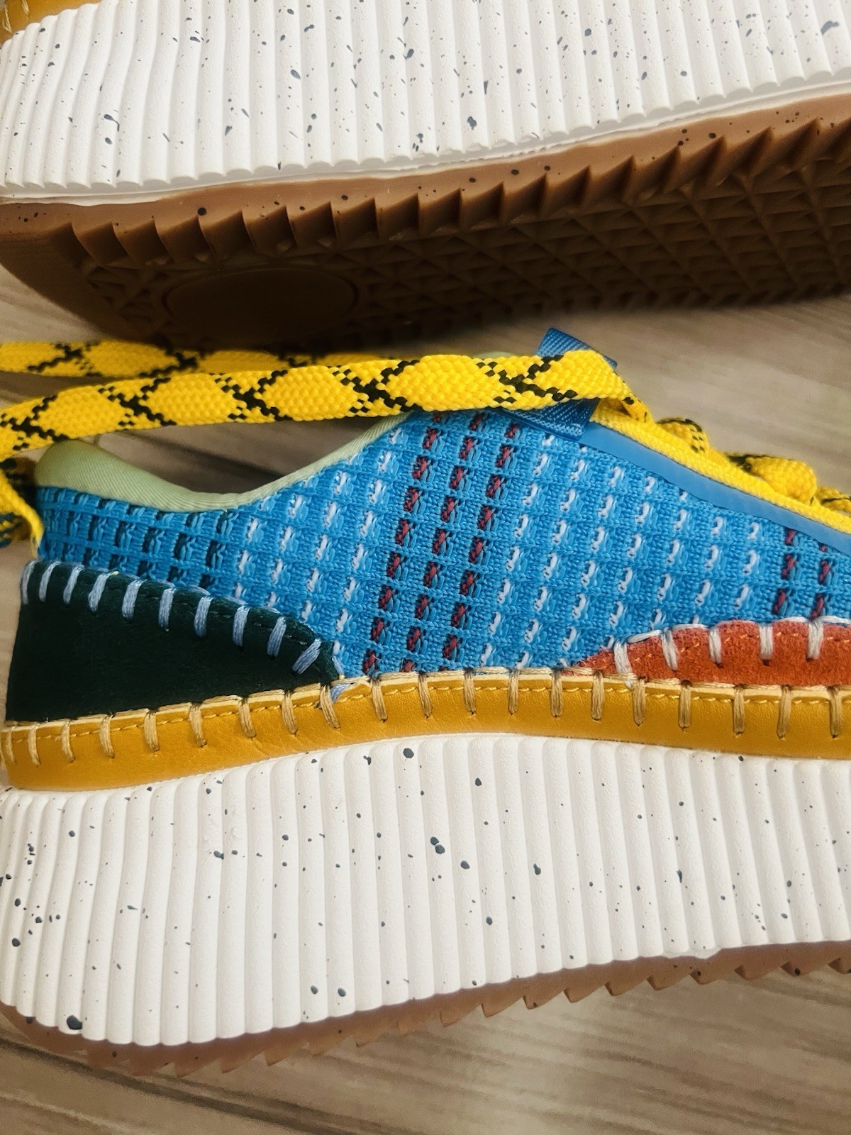 Berness Willow Blue Yellow Mustard Combo Multi Sneakers /8