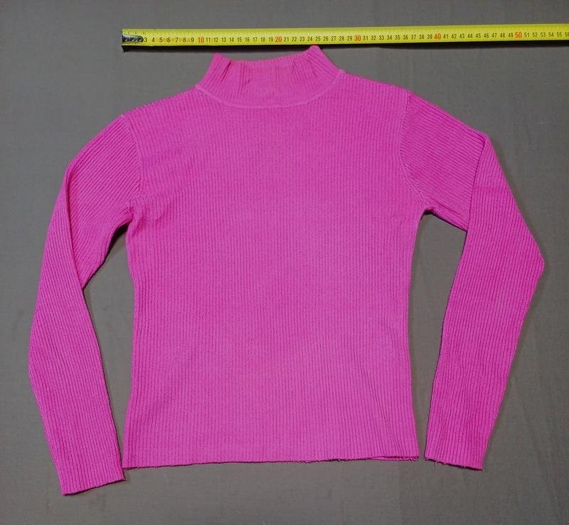 Women American Vintage Turtleneck Pink Cotton 34 /