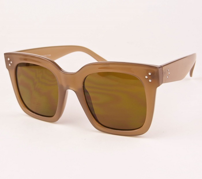 Oversized Large Square Flat Designer Big Fashion Sunglasses 6601 L