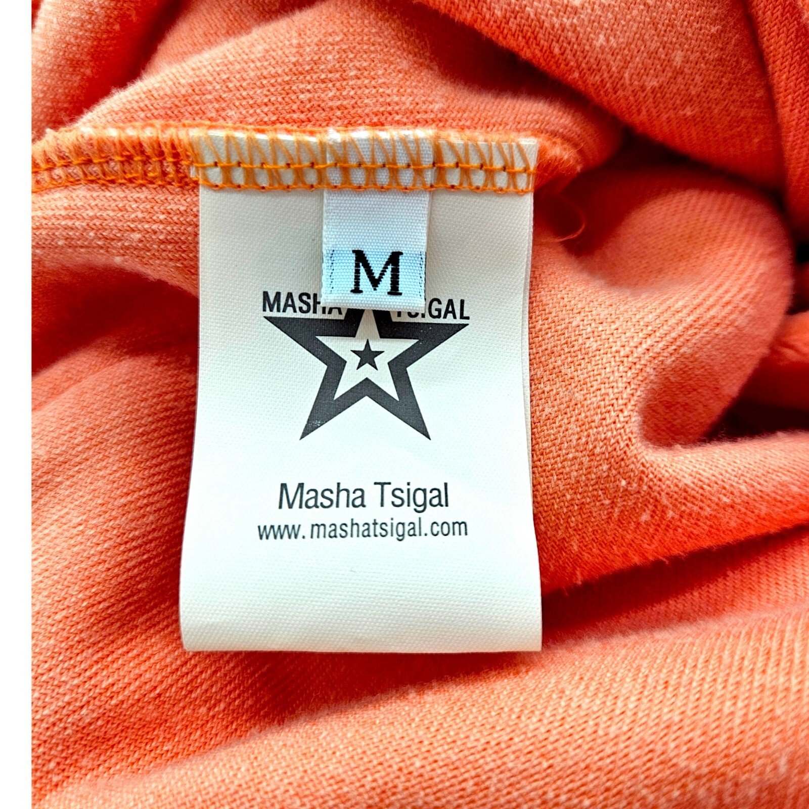 MASHA TSIGAL – Original Y2K Fleece Combo Set, Peach Orange, Size M (44-46)