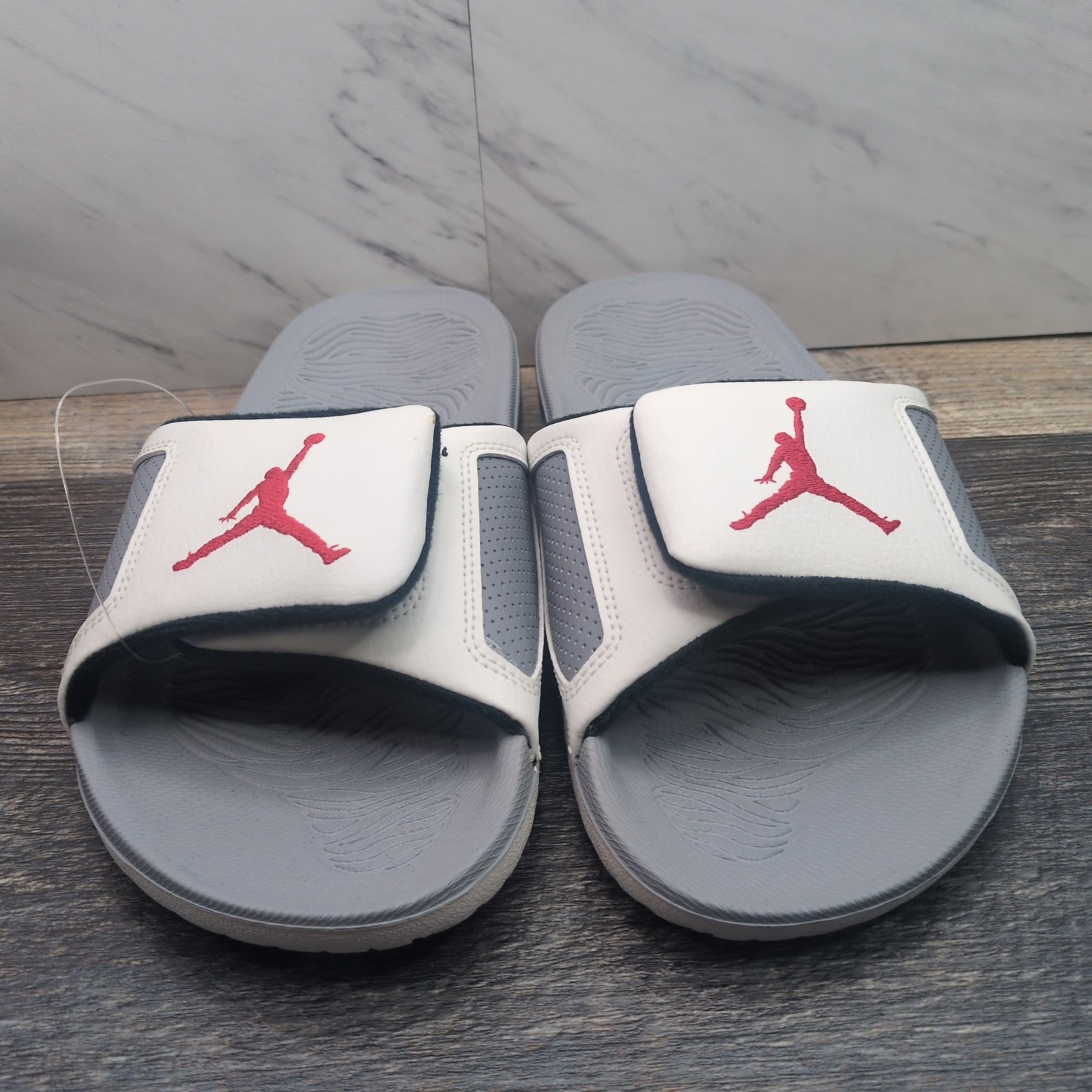 Air Jordan Hydro 3 Slides Summit White Cement Grey Men’s Size 8 854556-101