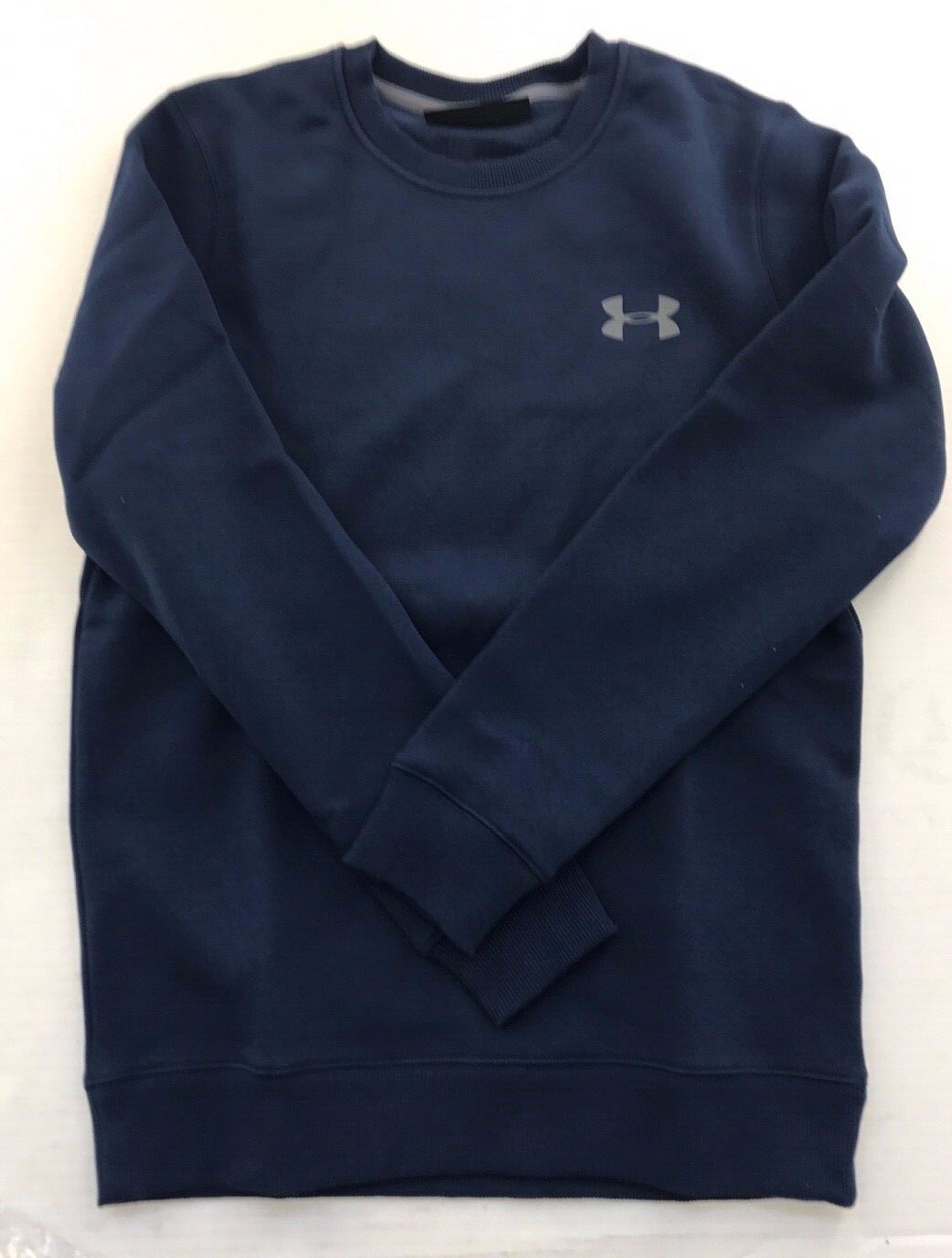 New Under Armour Fitted Navy Coldgear Sweatshirt – 1302854 Small to 5XL