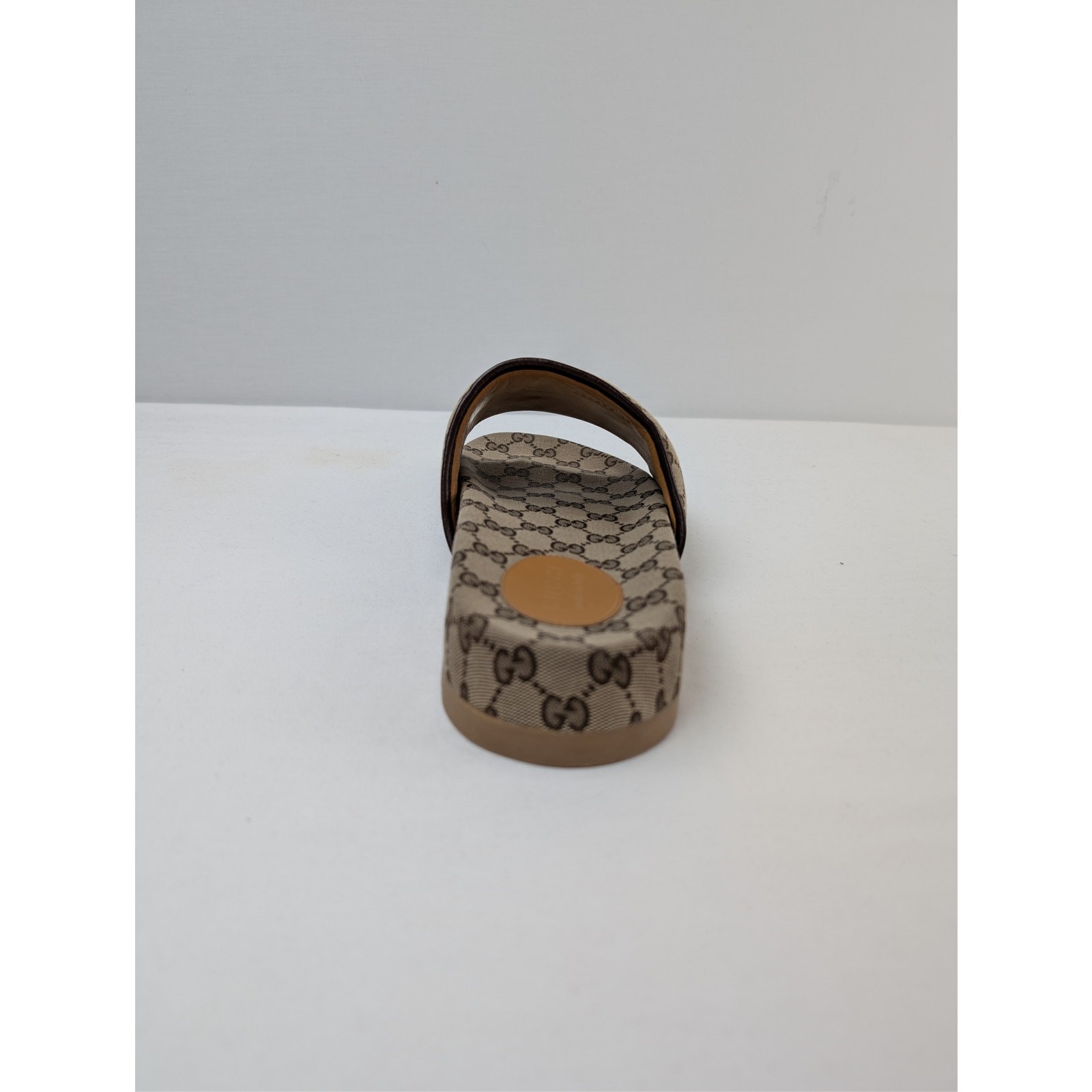 Gucci Sideline GG Canvas Slide Sandals Beige Ebony BNWB 13 Gucci – 13.5 US