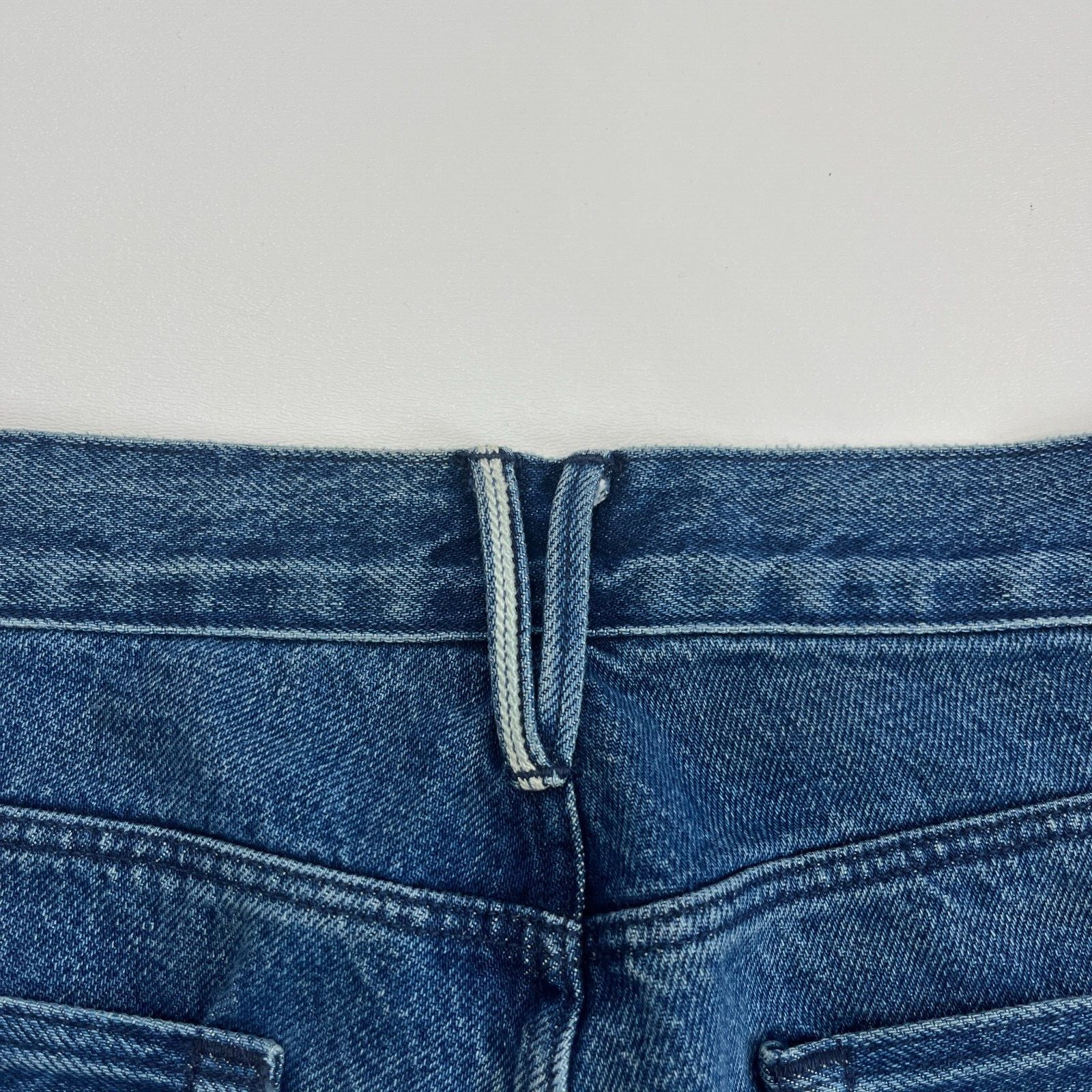 3×1 NYC Original Fringe Hem Lima Straight Denim Crop Selvedge Jeans 29 USA