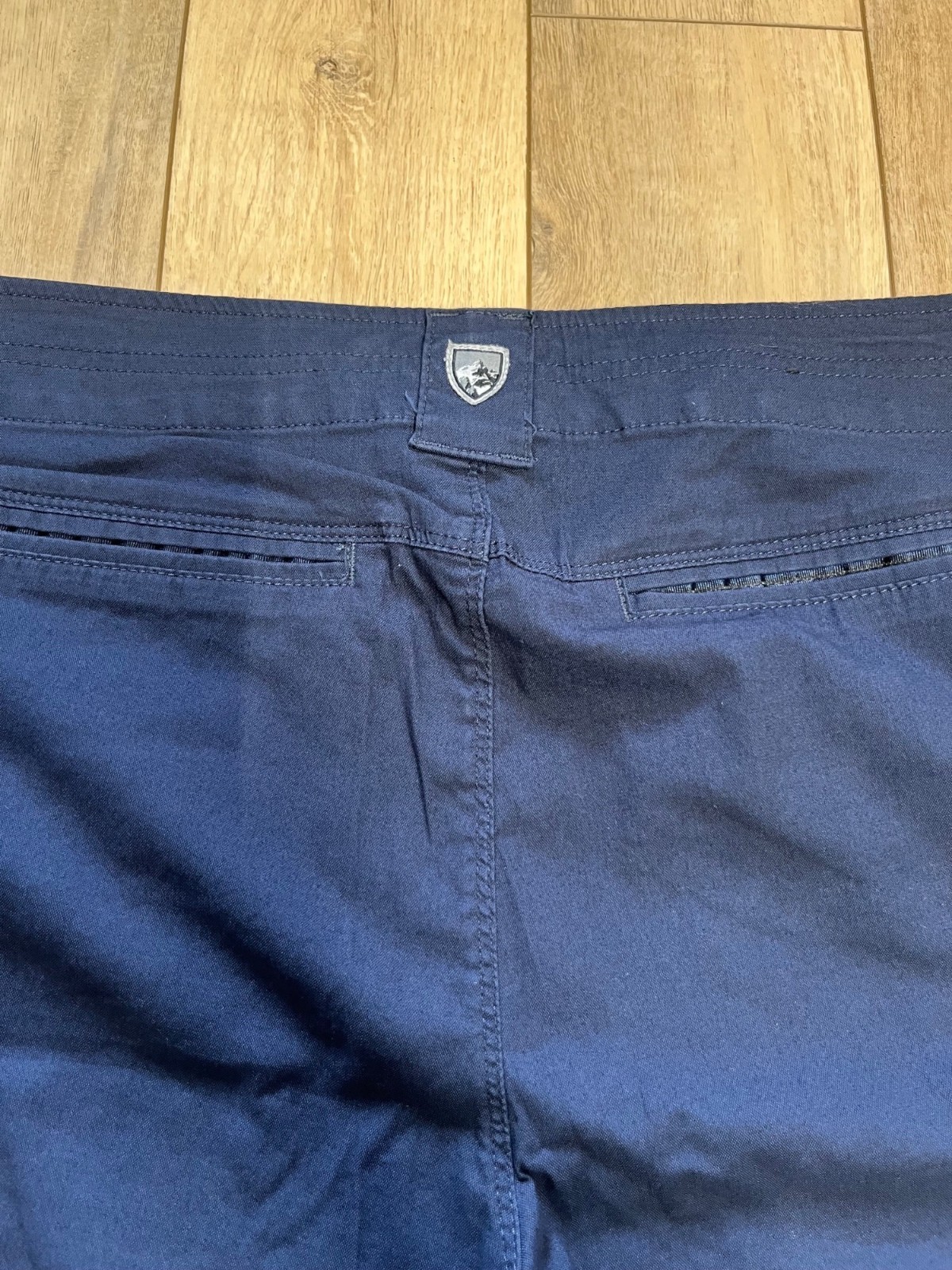 Kuhl Resistor Lite Chino Pants Blue Mens Tag 38×32 Actual 38×30.5 Hiking Stretch