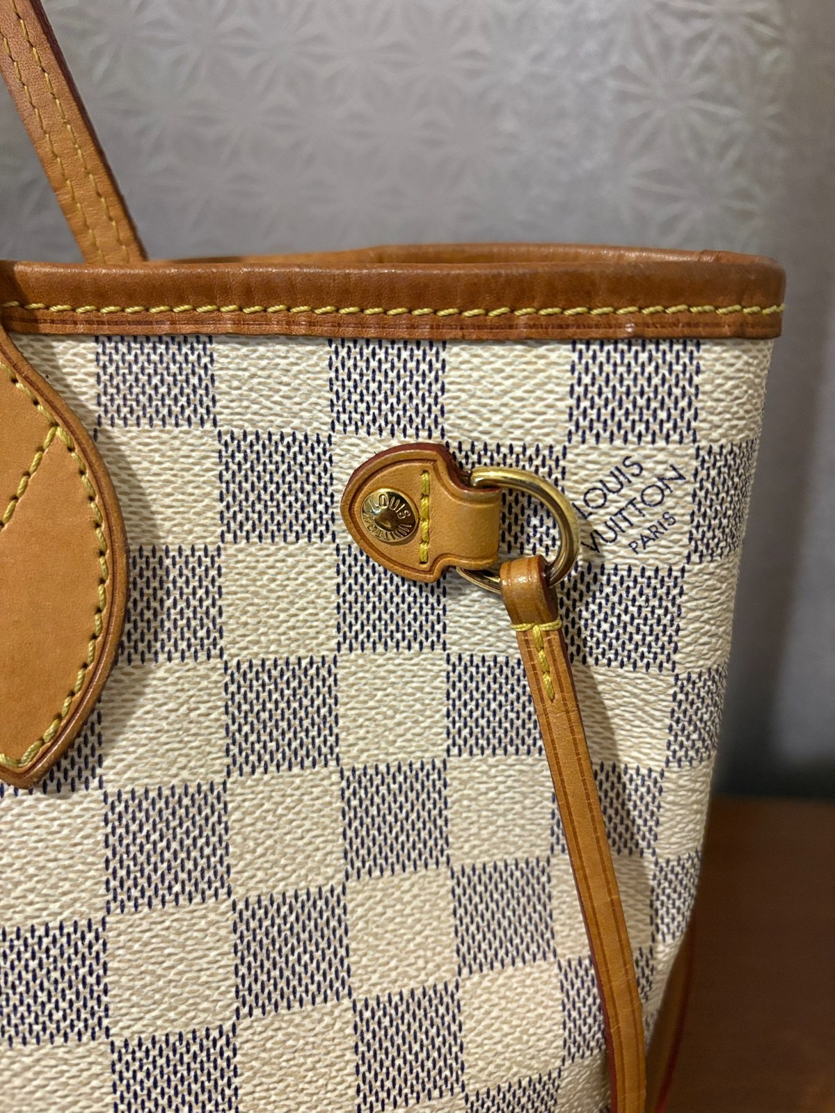 Louis Vuitton Neverfull PM Damier Azur Pre-Owned