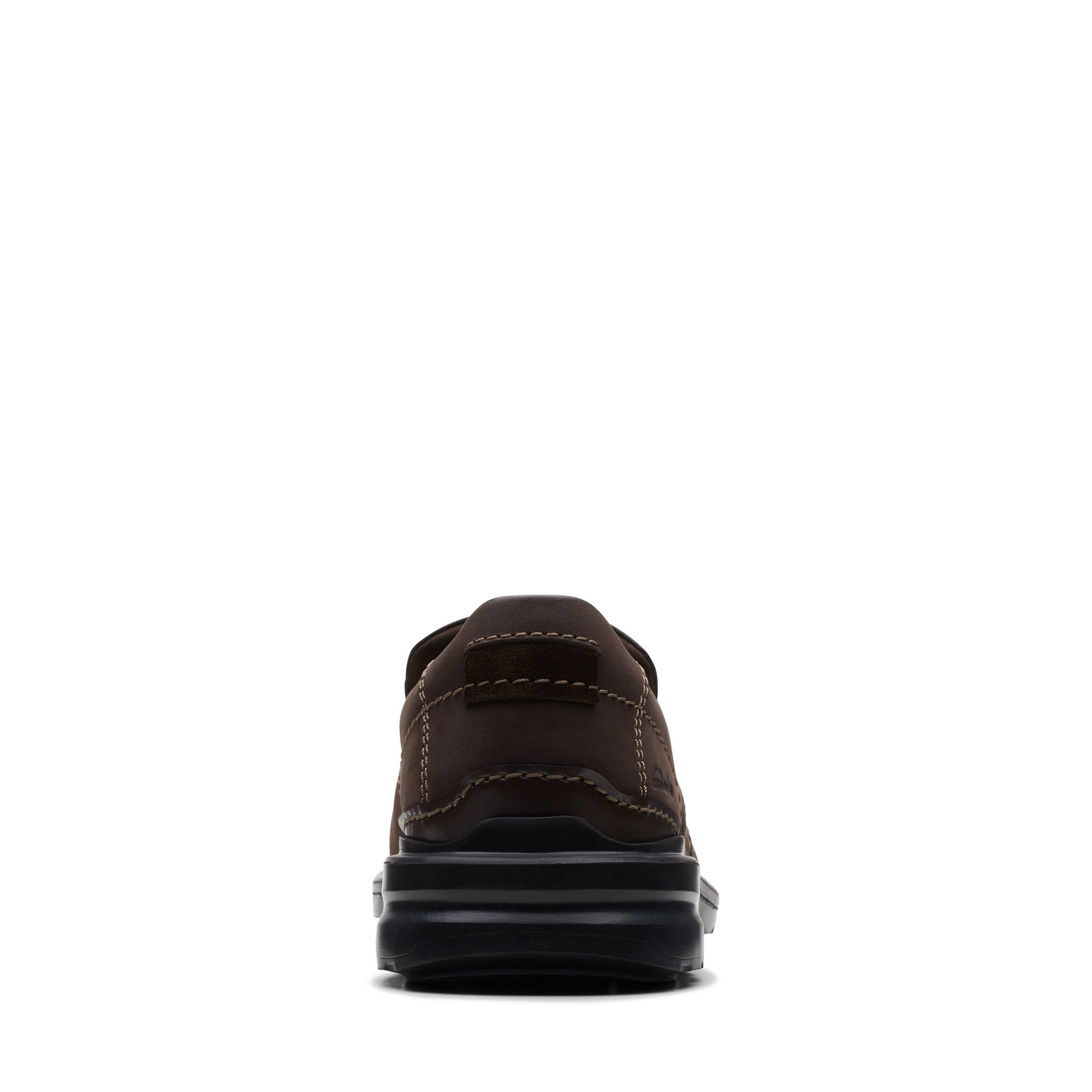 Clarks Mens Gessler Step Brown Leather Casual Shoes