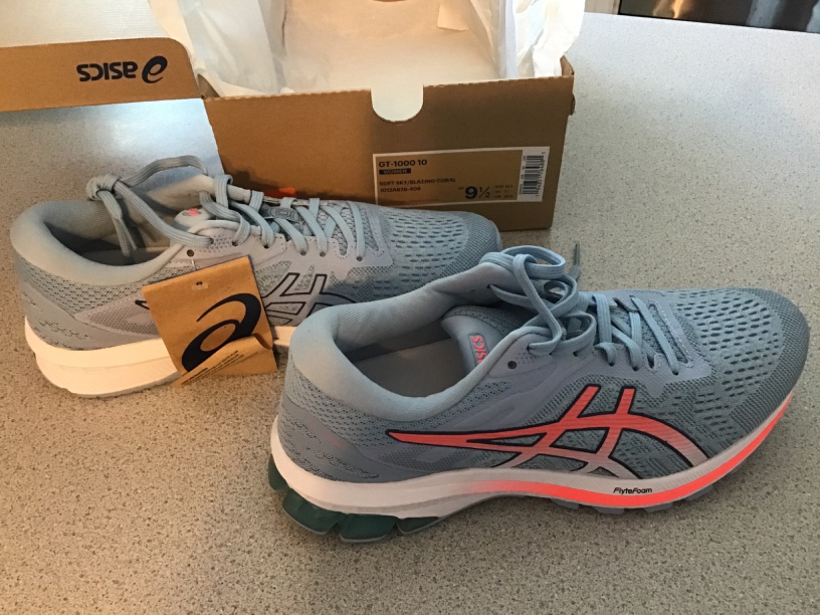 Asics GT-1000 10 Womens Running Shoes Size 10 1012A878-408