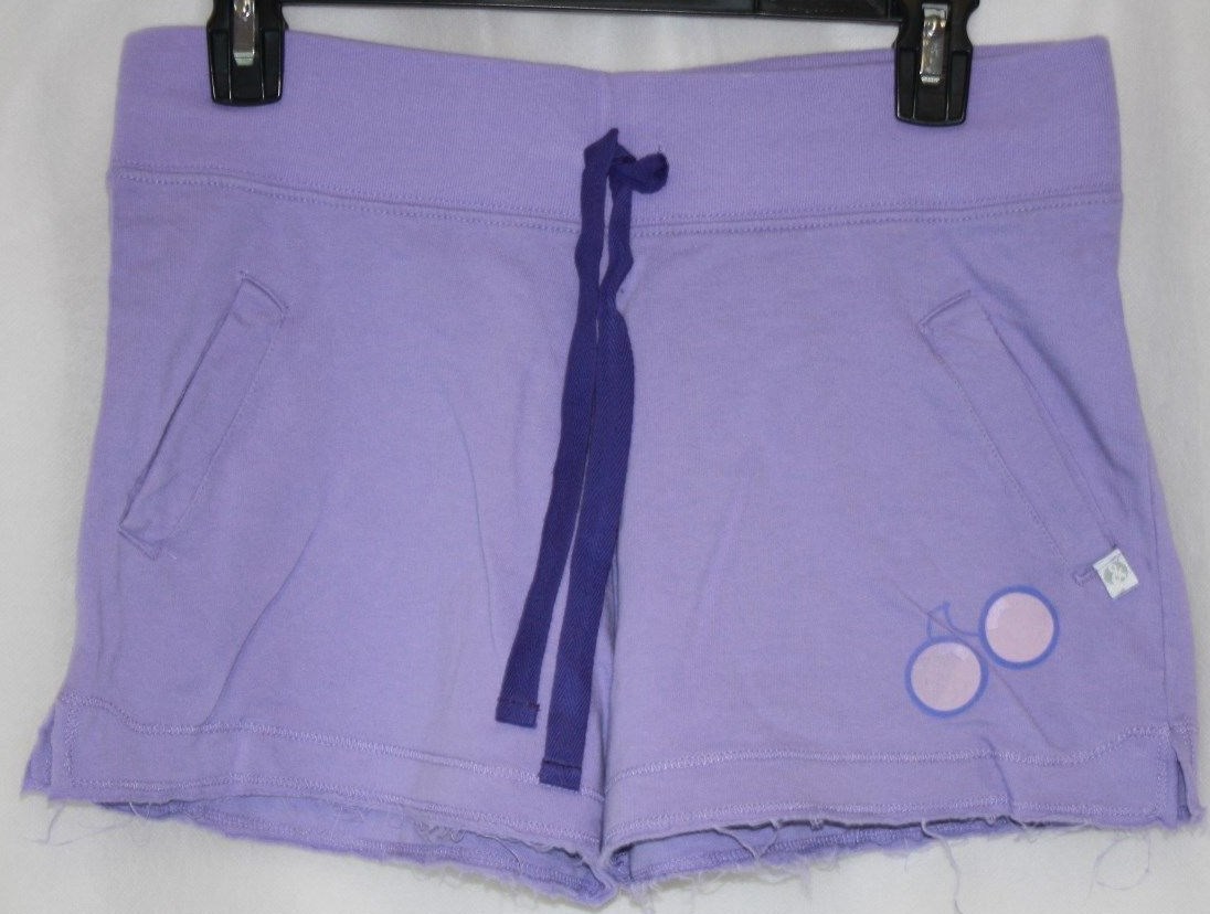 Womens Juniors David & Goliath Lick Me Ice Cream Purple Drawstring Shorts