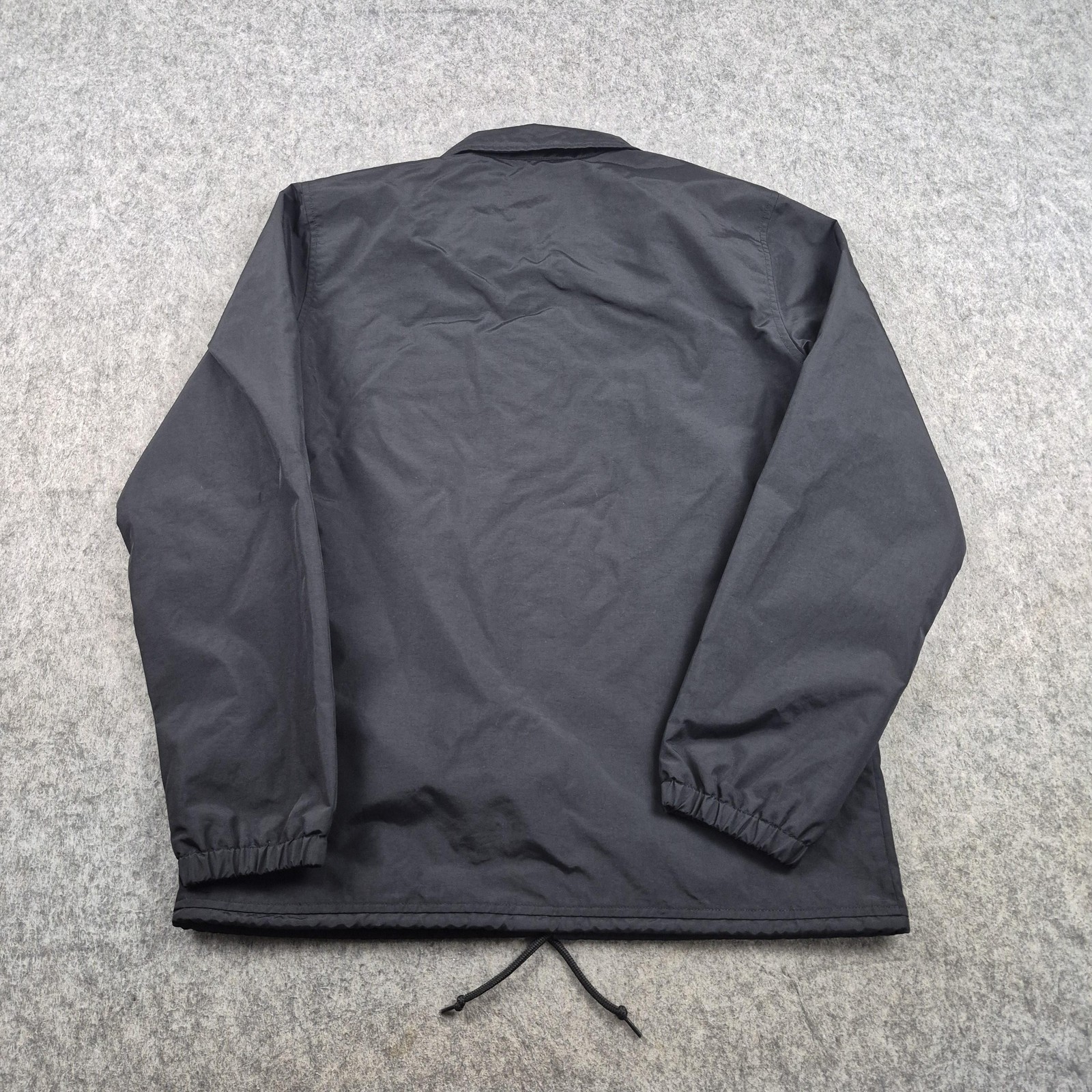 Levis Jacket Mens Medium Black Coach Windbreaker Lined Lightweight Casual