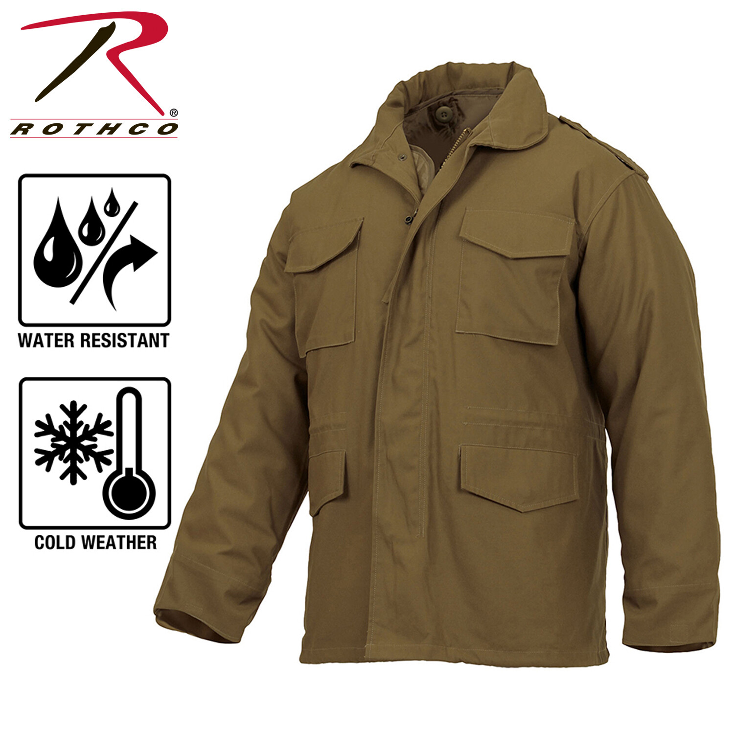 Rothco M-65 Field Jacket with Liner 6 colors # 8444