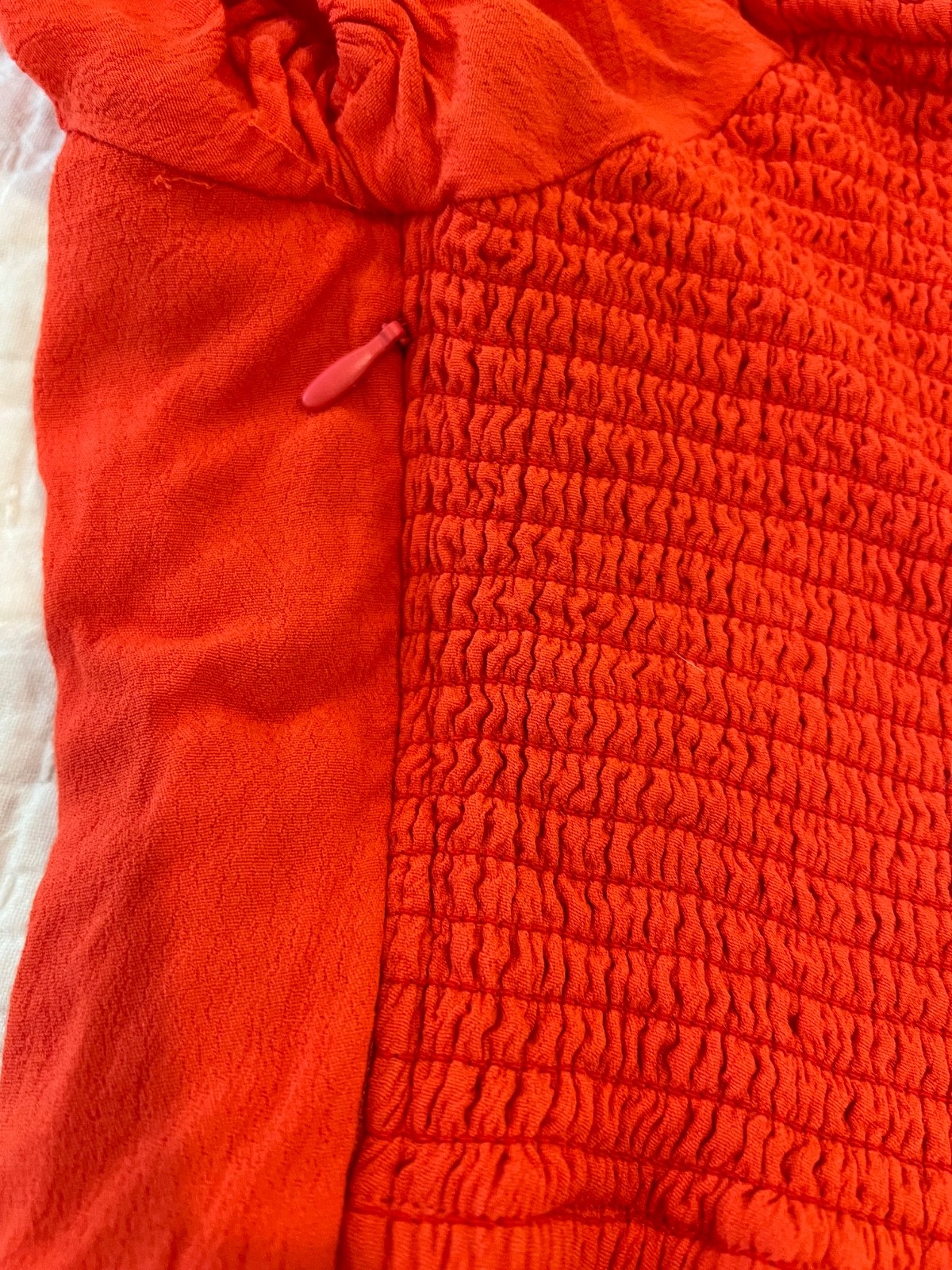 Baltic Born Dress Extra Large Ilona Cherry Red Maxi Puff Sleeve Tiered Lined