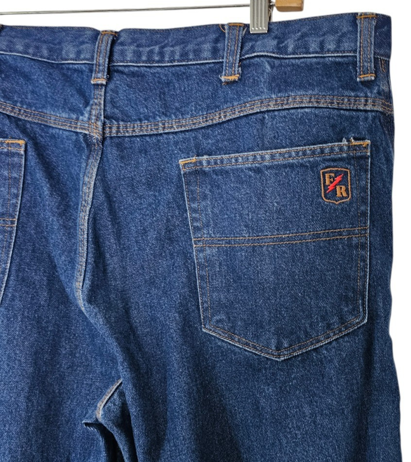 Riverside Protective Flame Resistant Blue Jeans Men’s 40″x32″ Relaxed Fit HRC 2