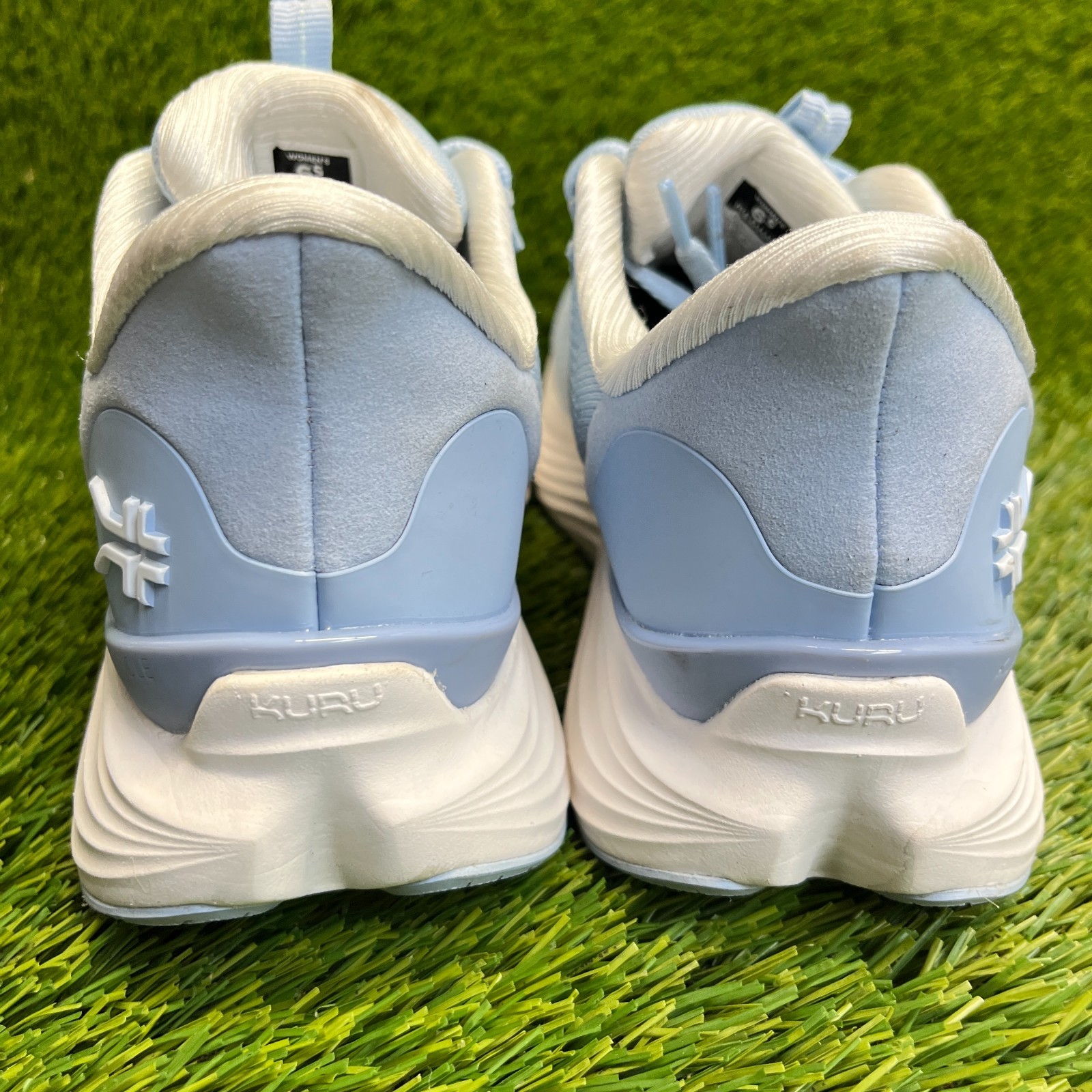 Kuru Atom 2 Womens Size 6.5 Blue White Athletic Running Walking Shoes Sneakers