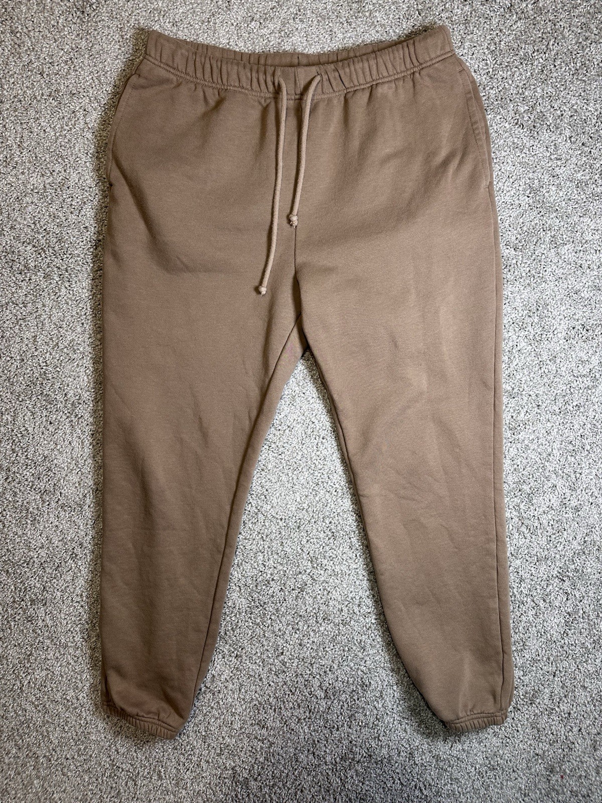 No Boundaries Brown Fleece Jogger Sweatpants Men’s Medium 32-34 Waist