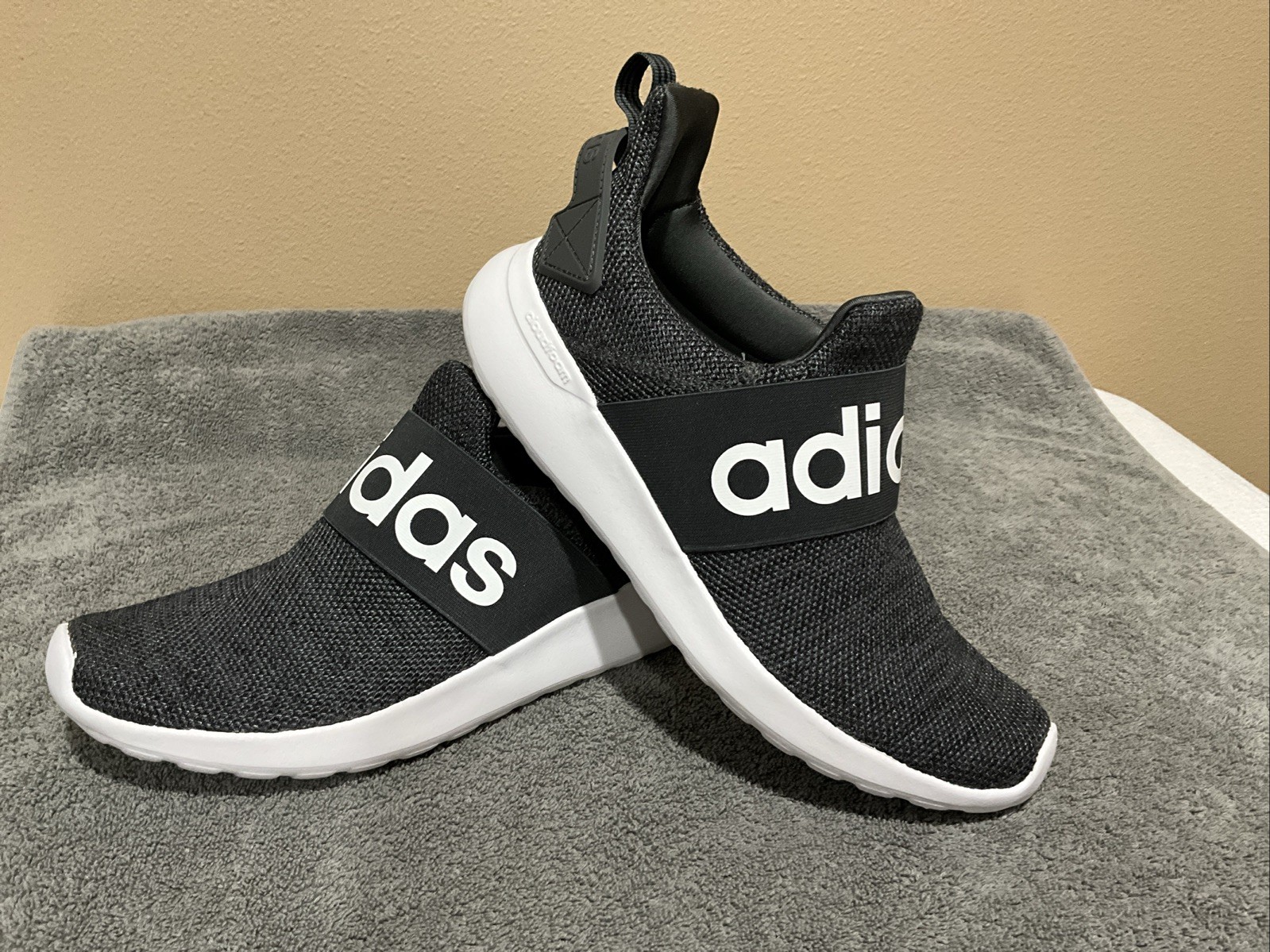 Adidas Shoes Womens 9.5 Lite Racer Adapt Athletic Training Sneakers FV8601 Gray!