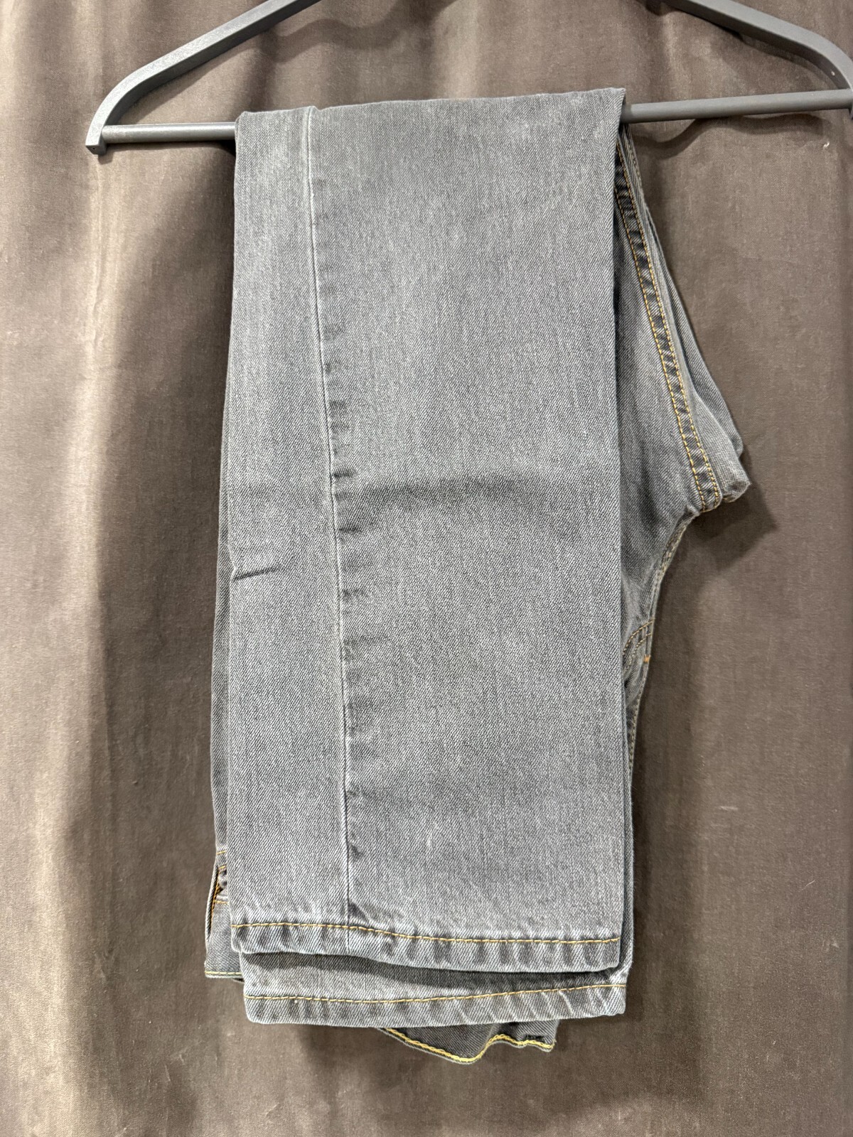 Levis 513 Gray Denim Cotton 32×30 Jeans – Defect