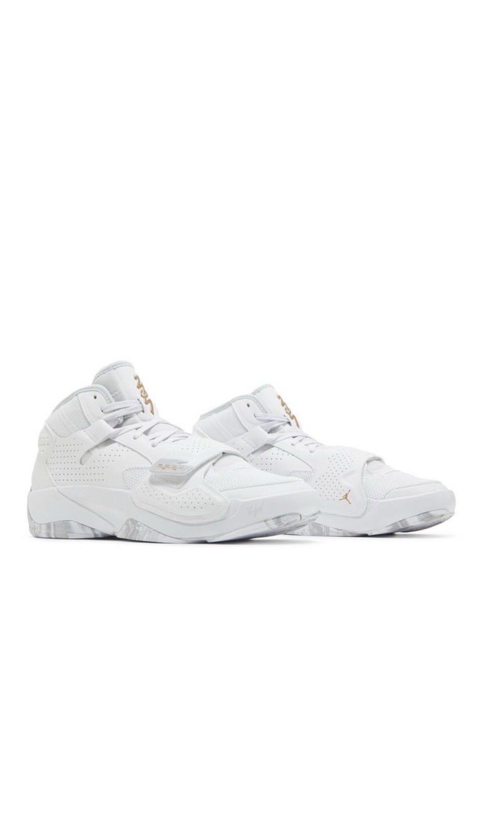 Jordan Zion 2 TB White Metallic Gold DQ7688-170 Men’s Size 14