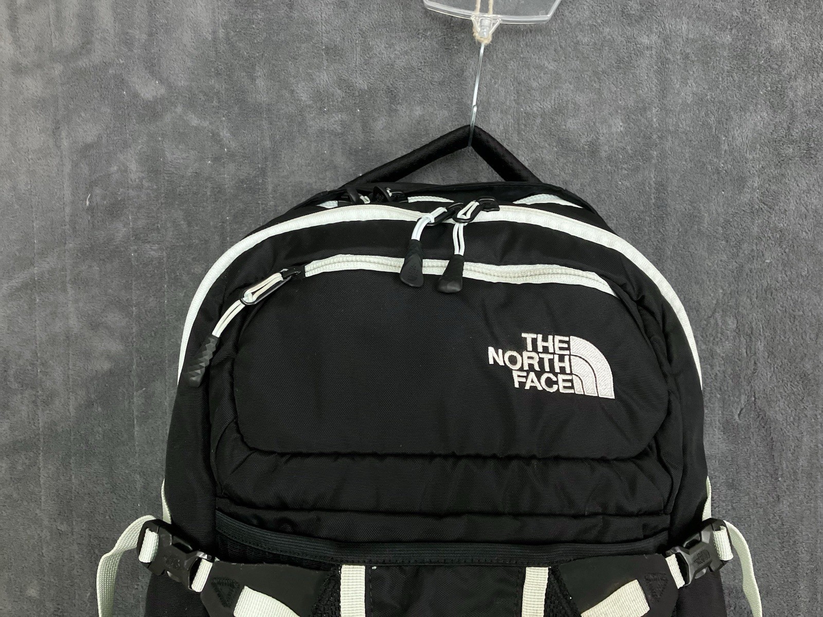The North Face Recon Backpack Black Laptop Hiking Day Book Bag Padded Bookbag