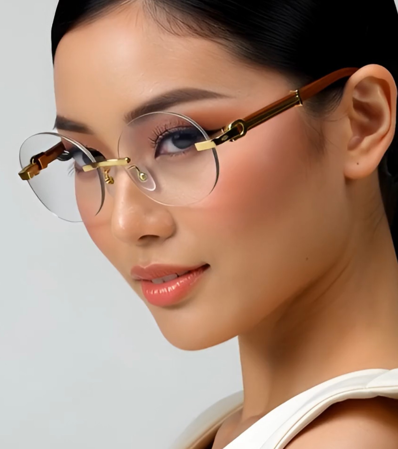 Clear Eyeglasses Sunglasses Streetwear Outdoor Hip Hop Cholo Buffs Round Shades