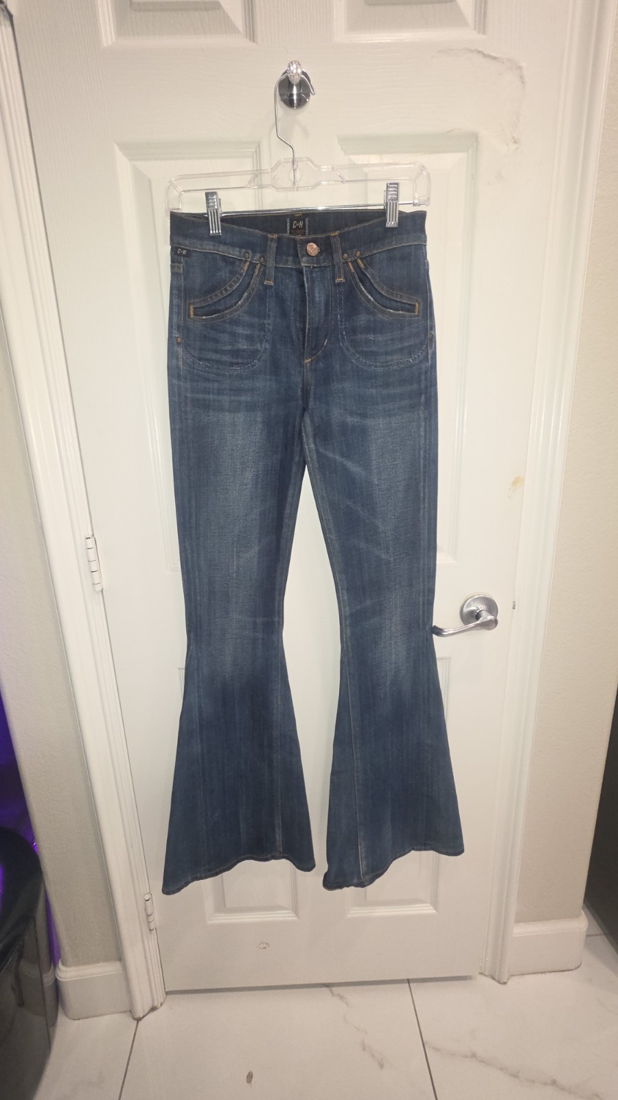 Women’s Citizens of Humanity Angie Super Flare Jeans Sz 26Mid Rise Boho Hippie