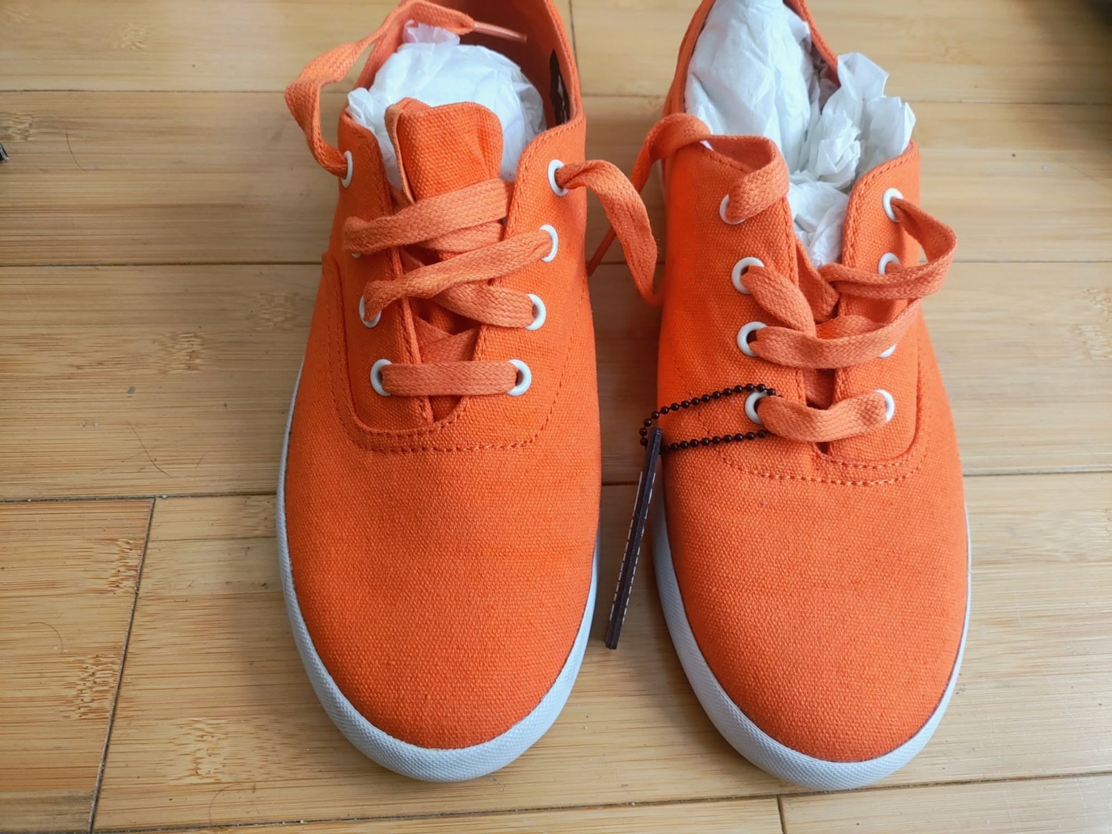 SUPRA SNEAKERS ORANGE MEN’S SIZE 8 SKATE BOARD SHOES