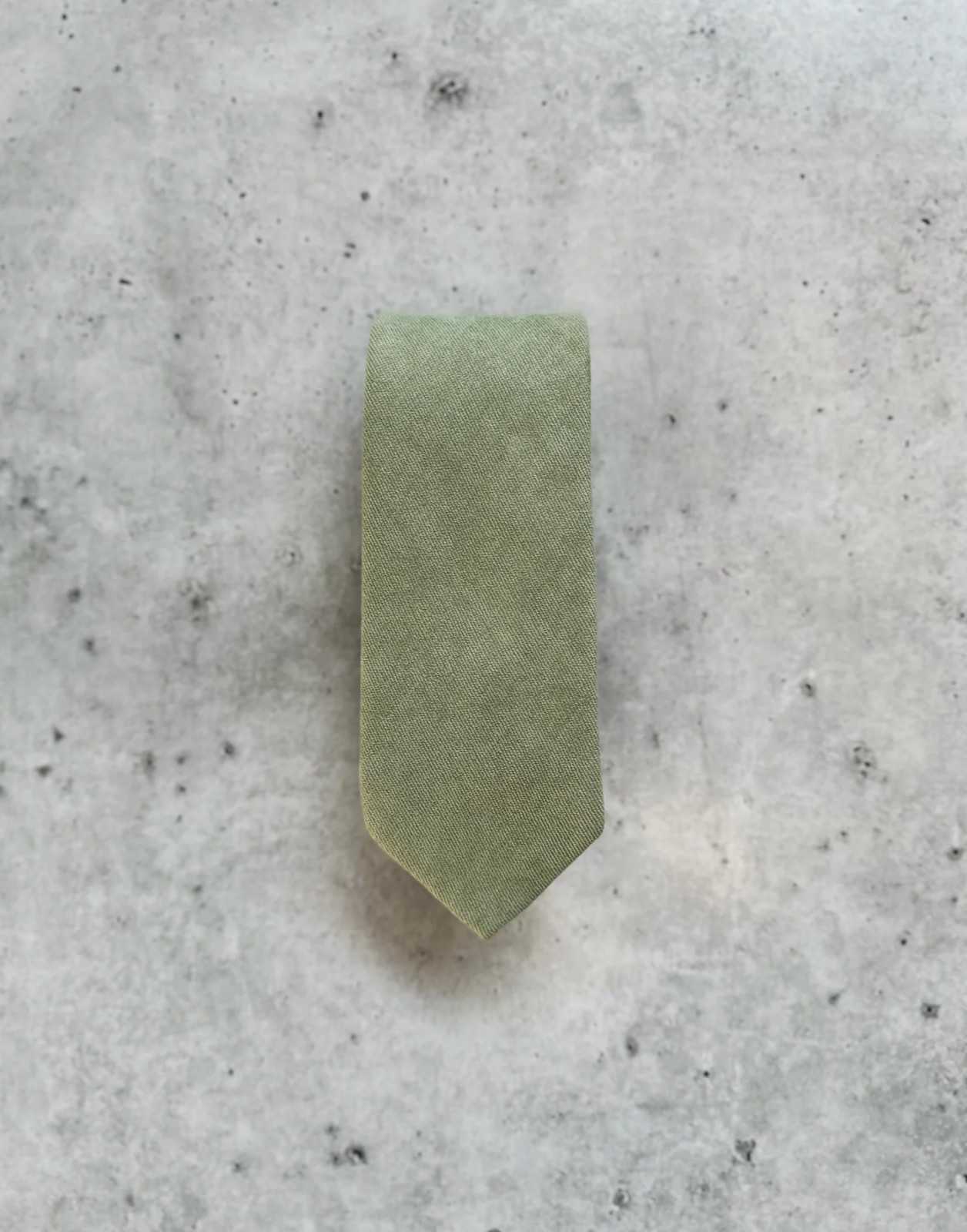 Sage Green Cotton Neck Ties for Men Groomsmen Wedding London Jae Apparel