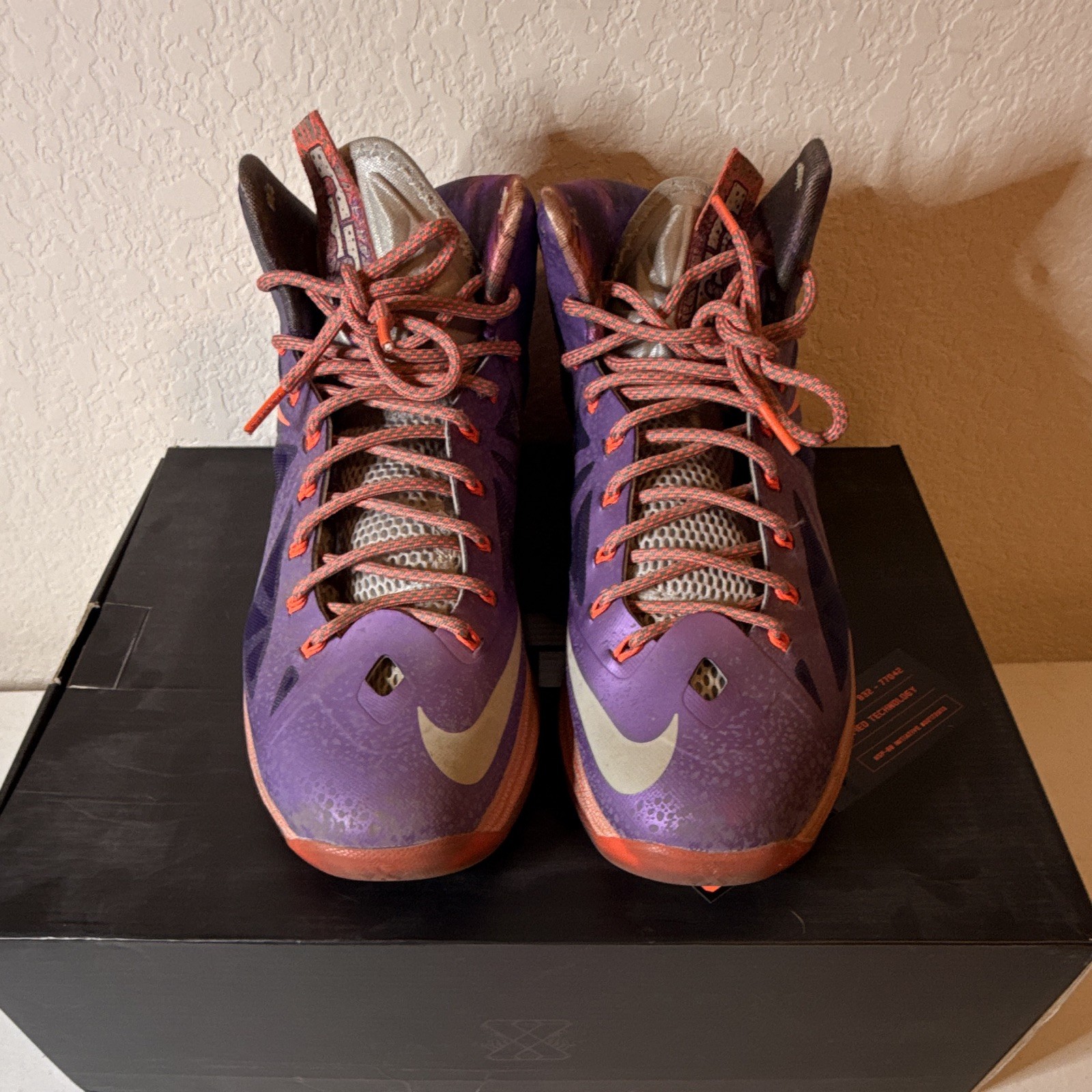 Nike LeBron 10 All Star Extraterrestrial Laser Purple/Gray 583108-500 2013