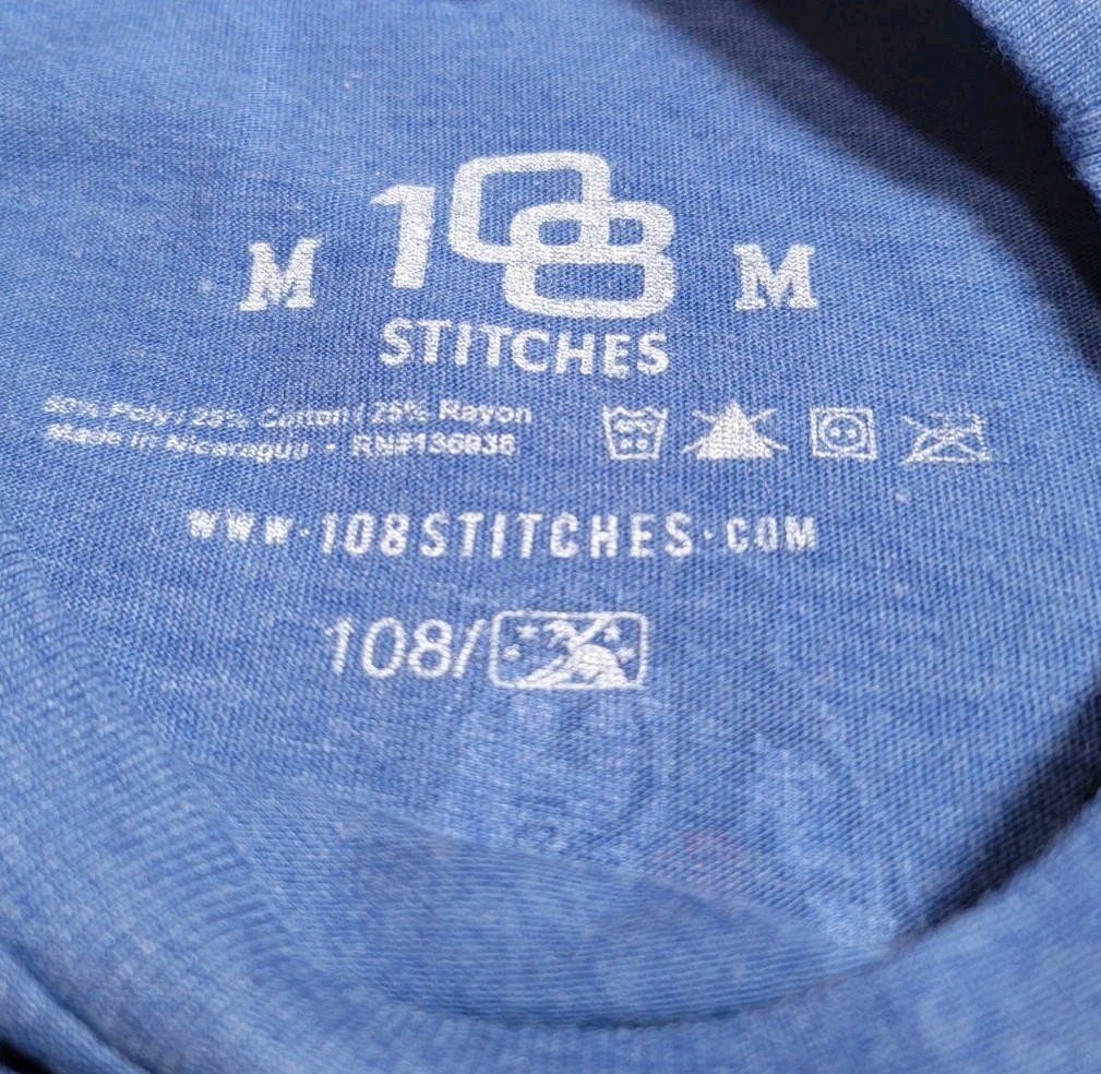 108 Stitches MLB Binghamton Rumble Ponies Crewneck Graphic Teeshirt