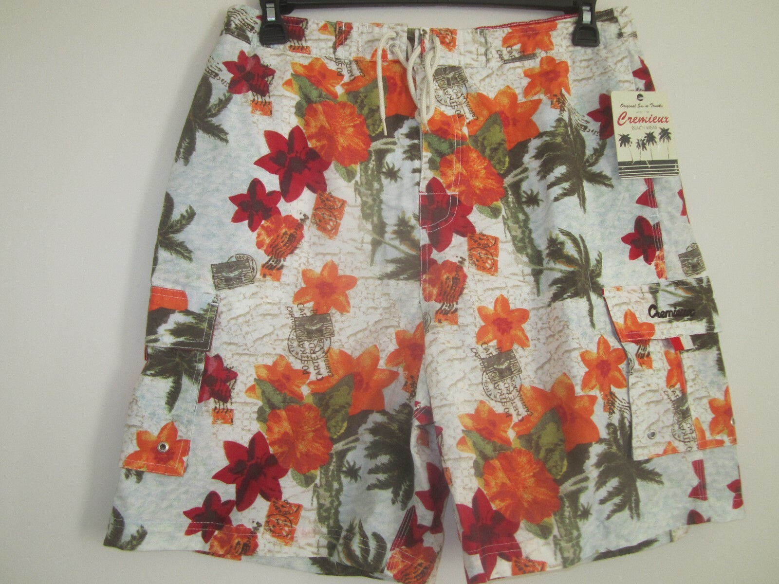 CREMIEUX BEACyHWEAR MULTI COLOR BOARDSHORTS TRUNKS SZ L NEW with TAG