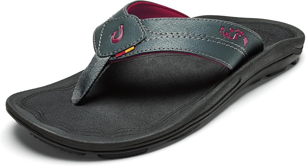 Olukai Kipi Men’s Beach Sandals 10324-6C6C Dark Shadow