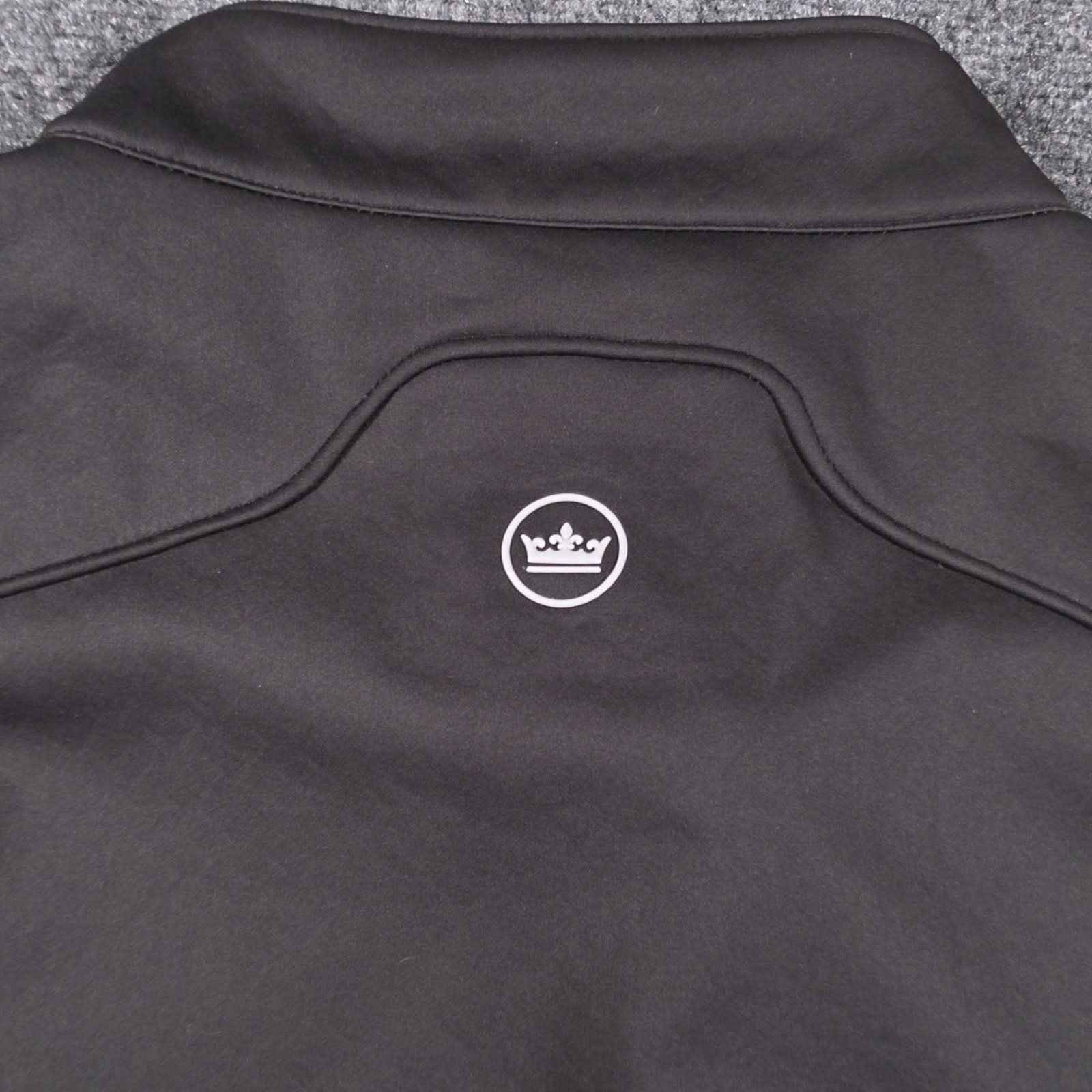 Peter Millar Jacket Mens L Black Embroidered Softshell Golf Performance
