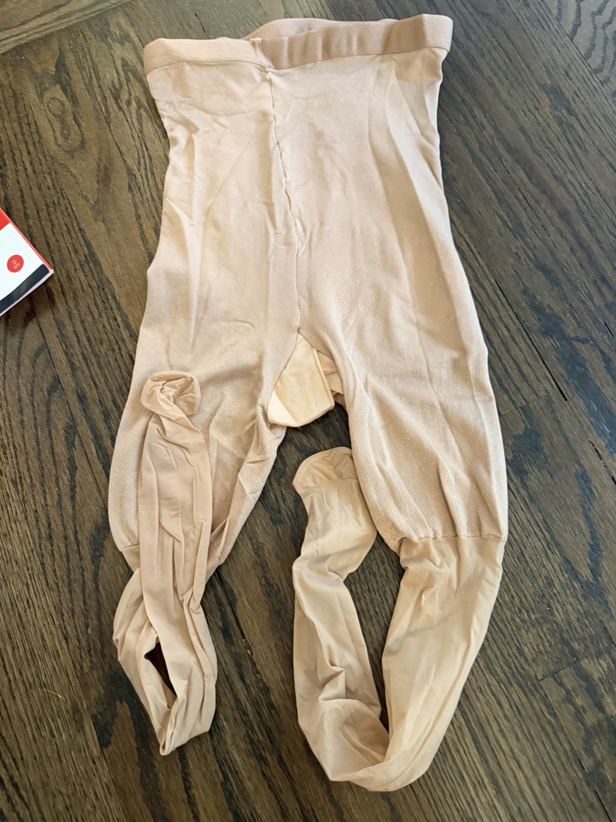 Spanx Womens High-Waisted Full Length Mid Thigh ShapingSheers Nude Sz C NEW NIB