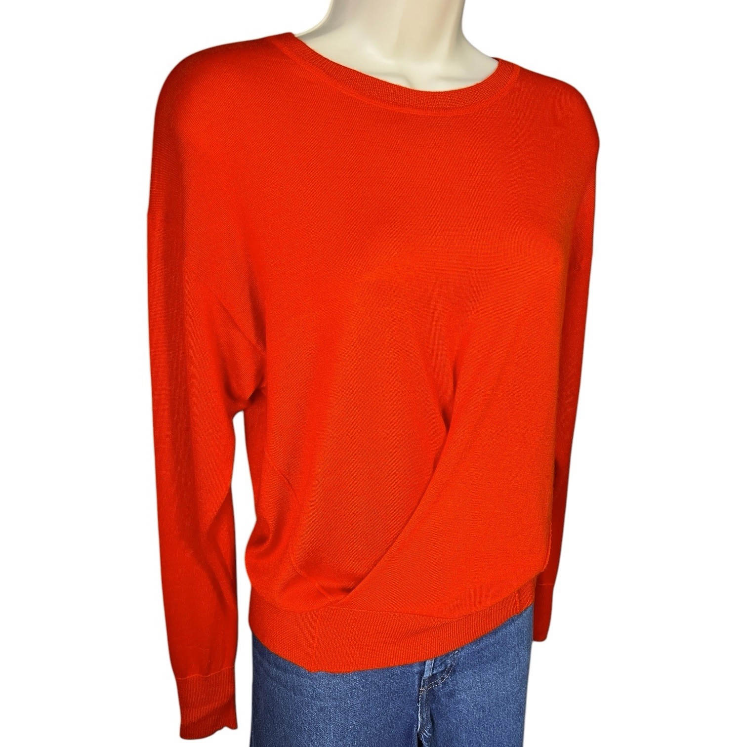 Isabel Marant Cashmere Silk Knit Jumper – Faux Wrap Sweater, FR36