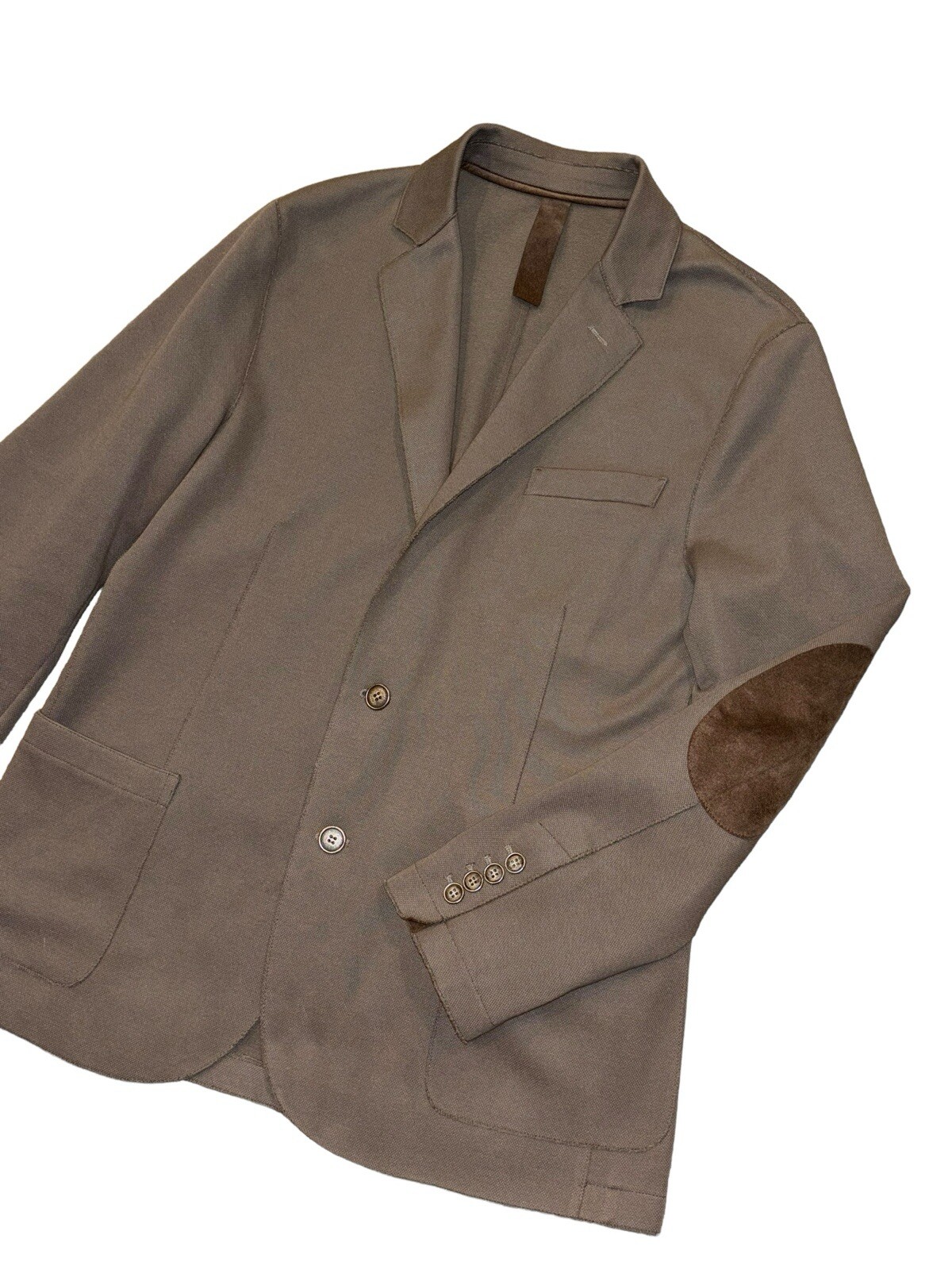 Eleventy Real Cut Patch Pocket Jacket Unstructured Blazer cotton Men IT 52 US 42